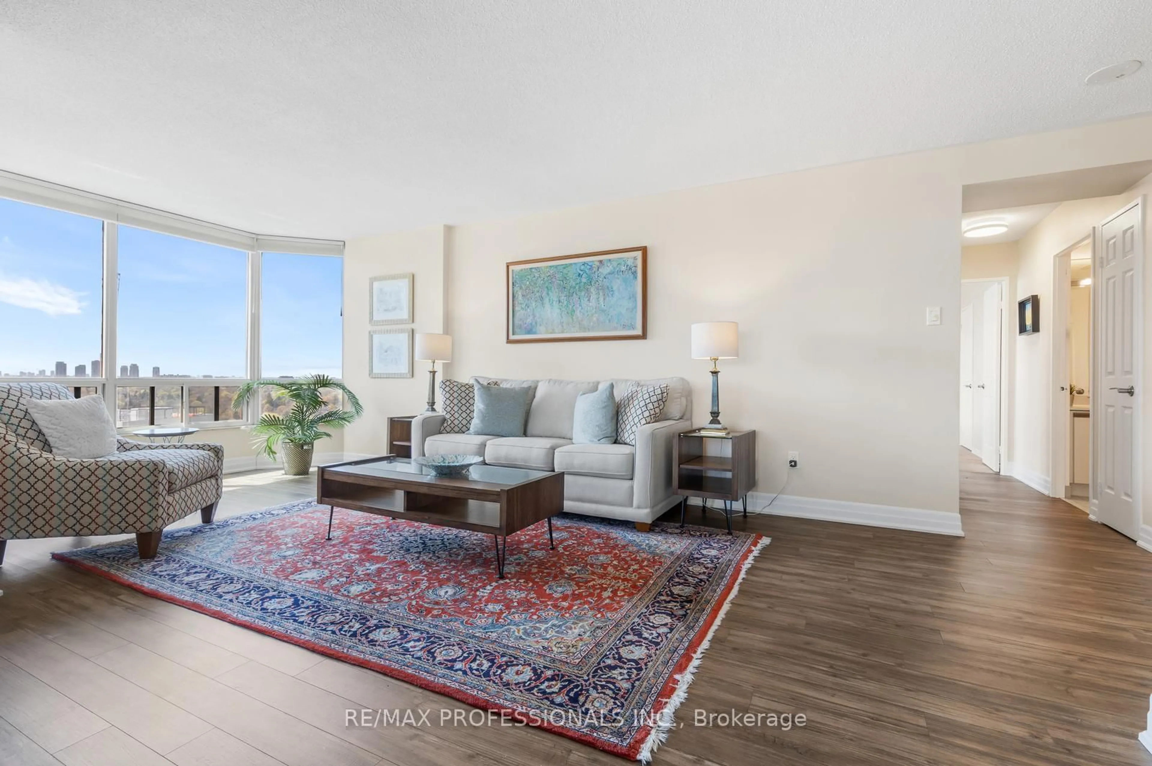 Living room with furniture, unknown for 1300 Islington Ave #2308, Toronto Ontario M9A 5C4