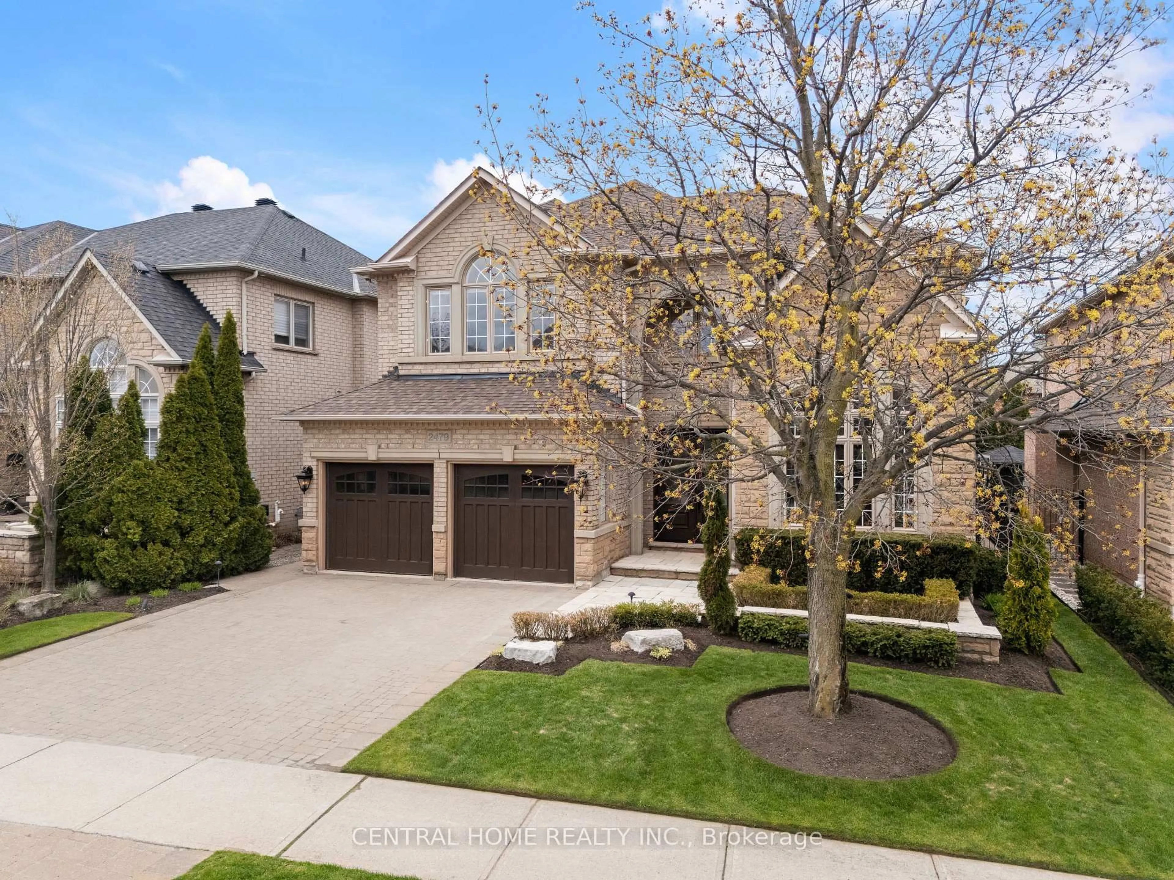 Home with brick exterior material, street for 2479 Bon Echo Dr, Oakville Ontario L6H 7R1