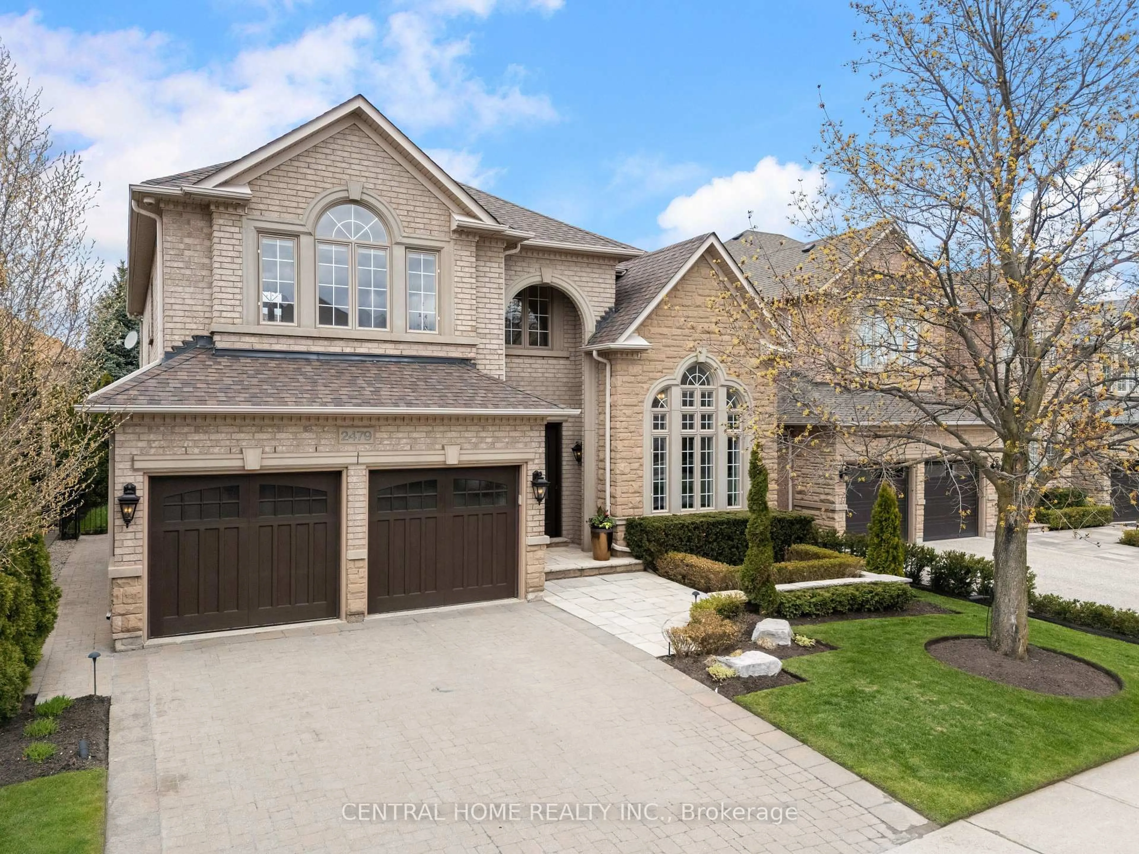 Home with brick exterior material, street for 2479 Bon Echo Dr, Oakville Ontario L6H 7R1