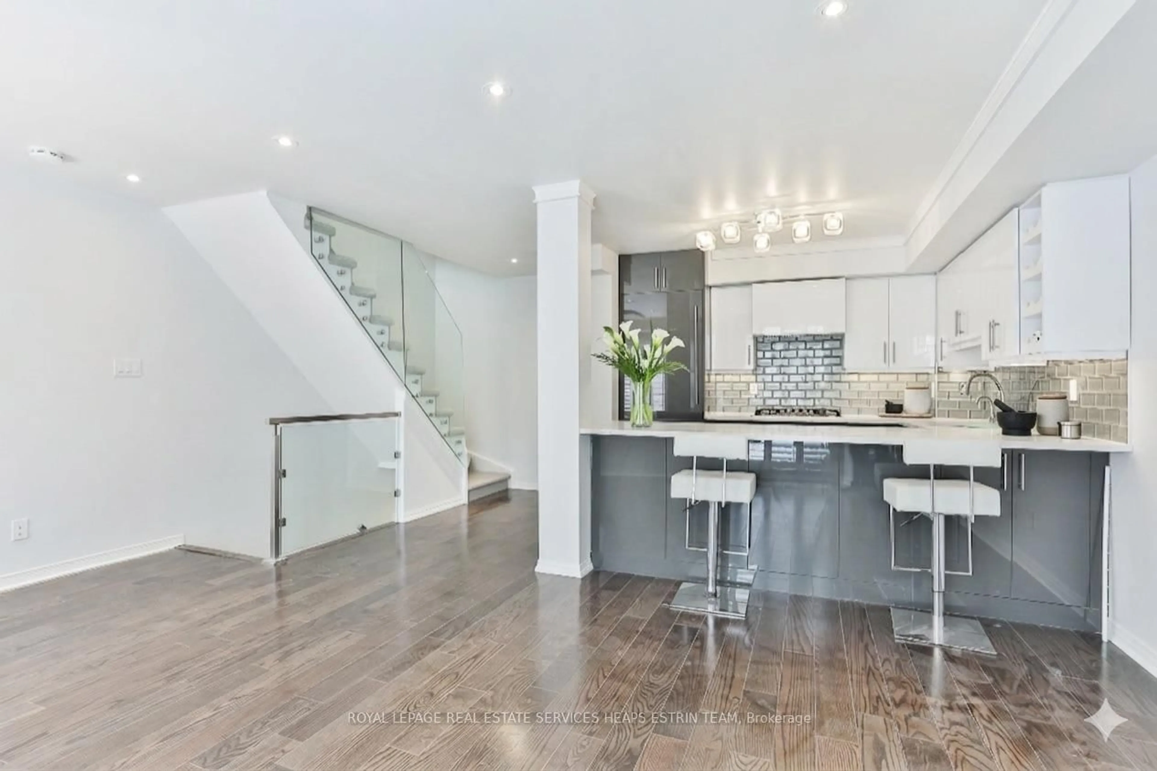 Open concept kitchen, unknown for 50 Joe Shuster Way #215, Toronto Ontario M6K 1Y8