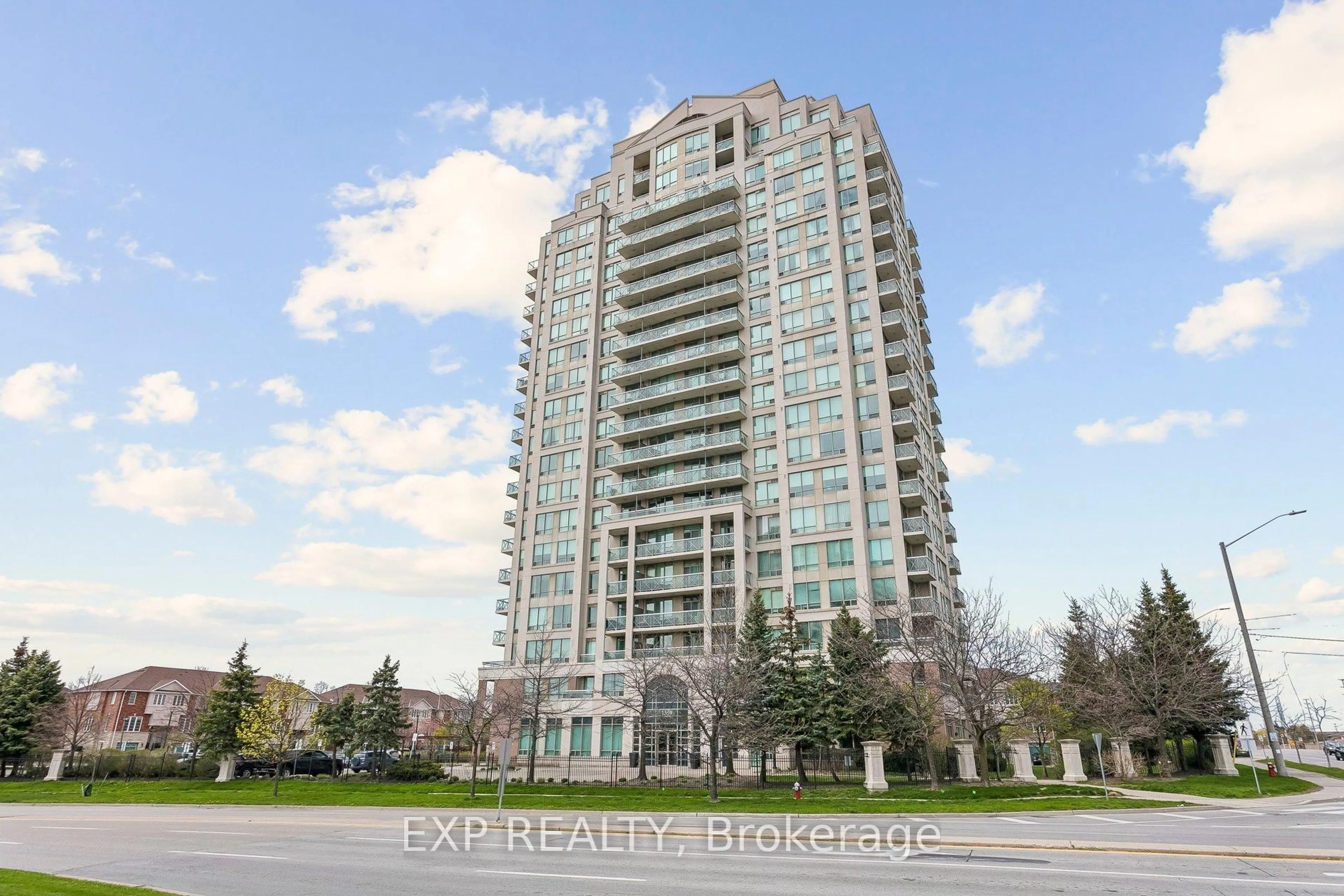 A pic from outside/outdoor area/front of a property/back of a property/a pic from drone, building for 1359 Rathburn Rd #1406, Mississauga Ontario L4W 5P7