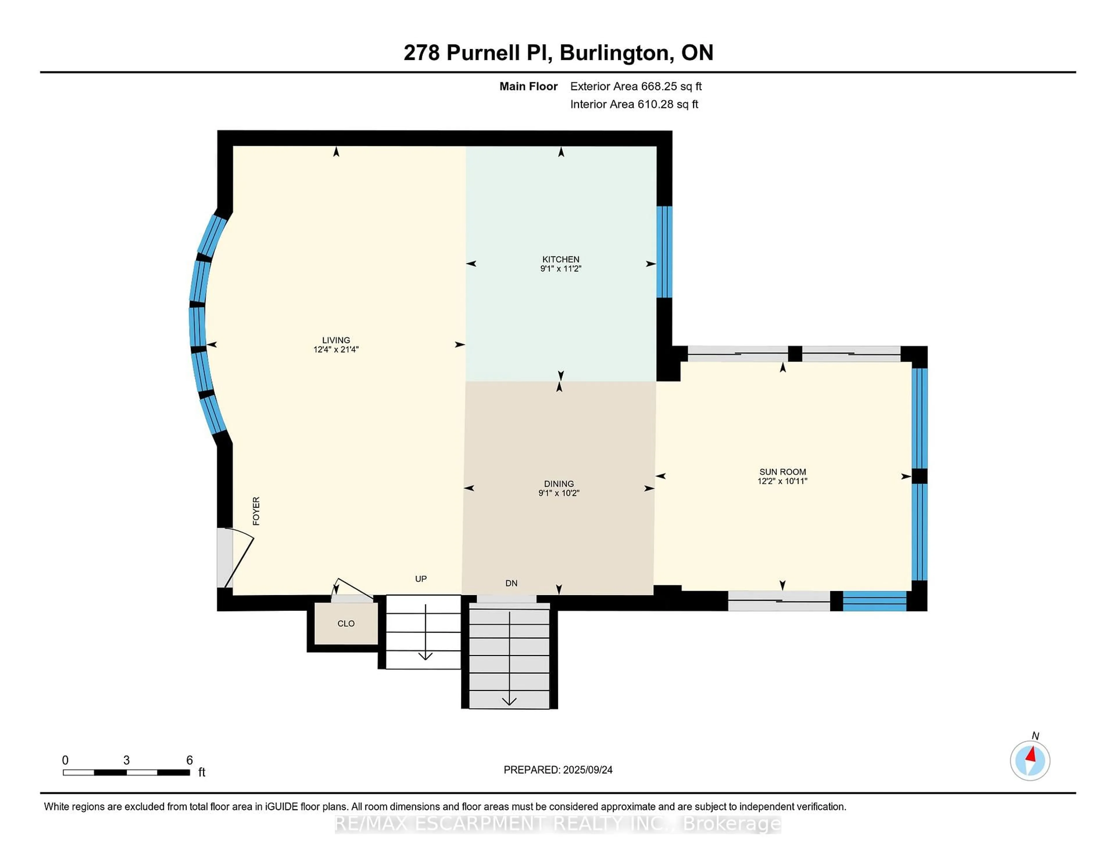 Floor plan for 278 Purnell Pl, Burlington Ontario L7L 4N2