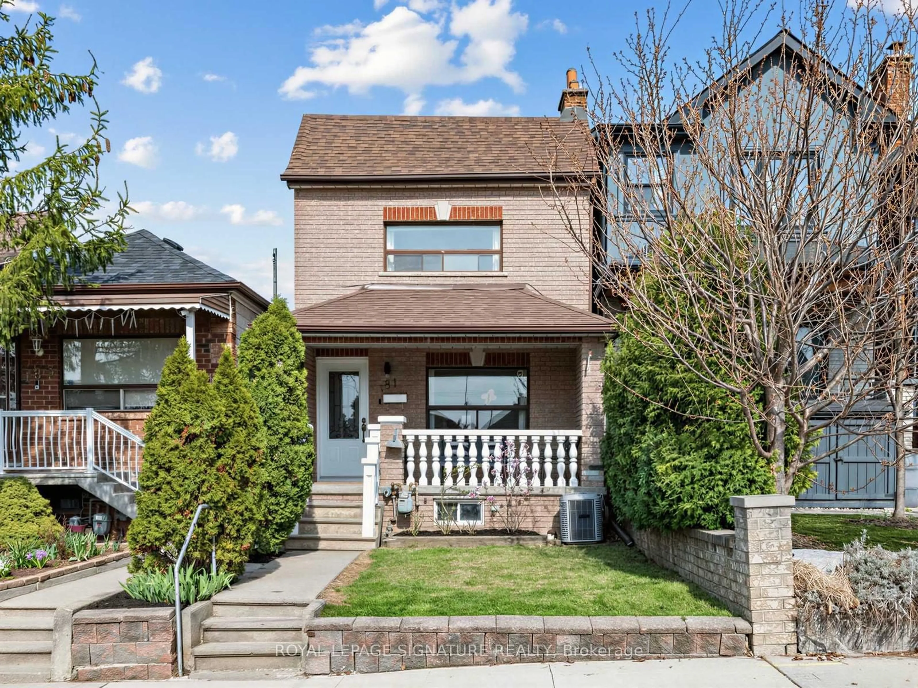 Home with brick exterior material, street for 181 Gilbert Ave, Toronto Ontario M6E 4W6