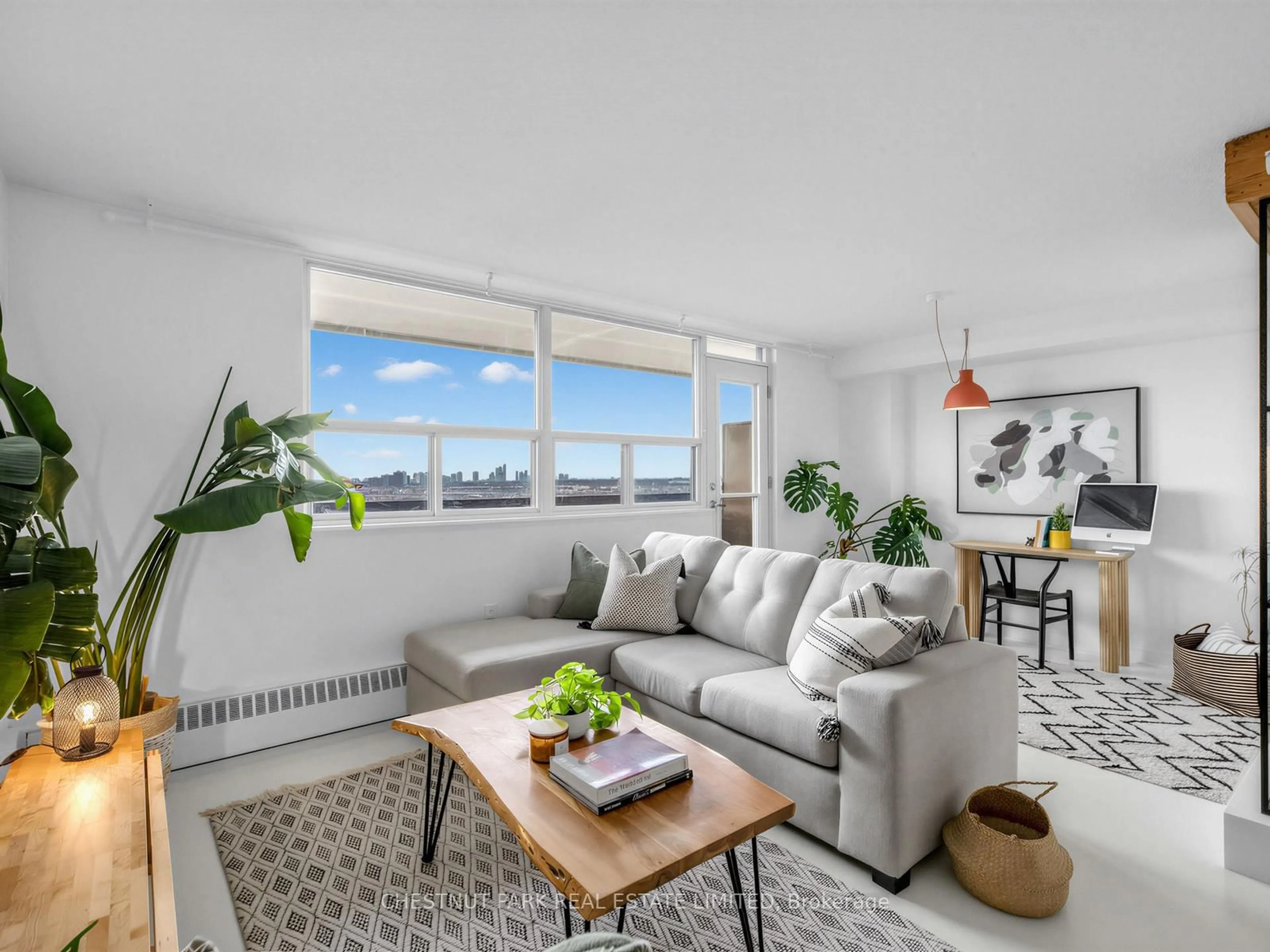 Living room with furniture, unknown for 541 Blackthorn Ave #1210, Toronto Ontario M6M 5A6
