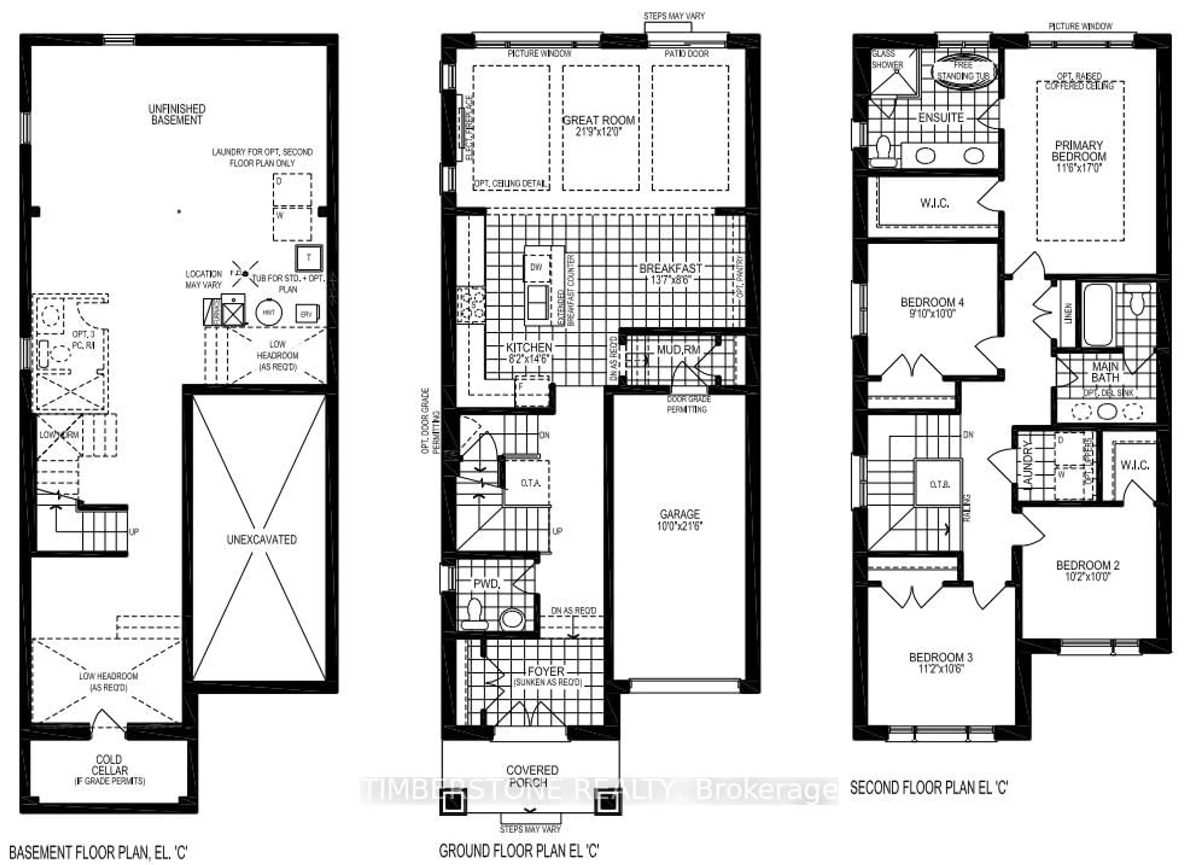 Floor plan for 23 Fieldfare Rd, Brampton Ontario L7A 5M1