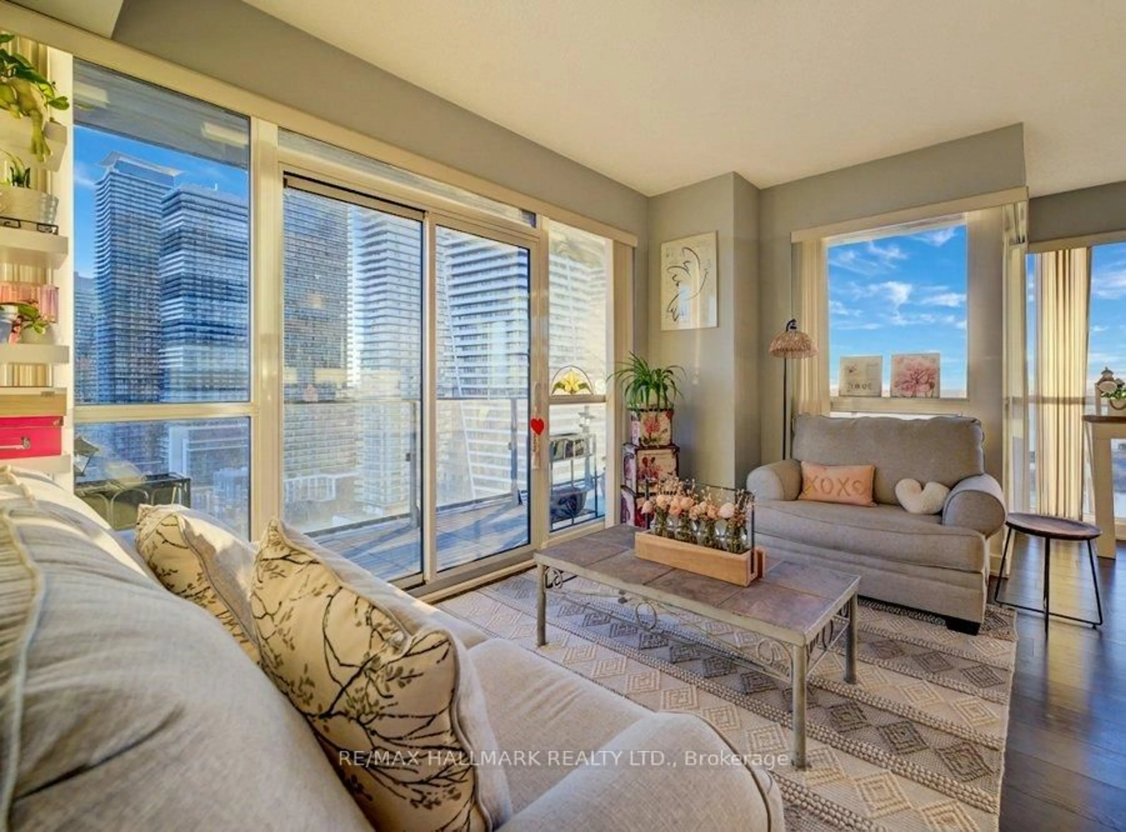 Living room with furniture, unknown for 2200 Lakeshore Blvd #2309, Toronto Ontario M8V 1A4