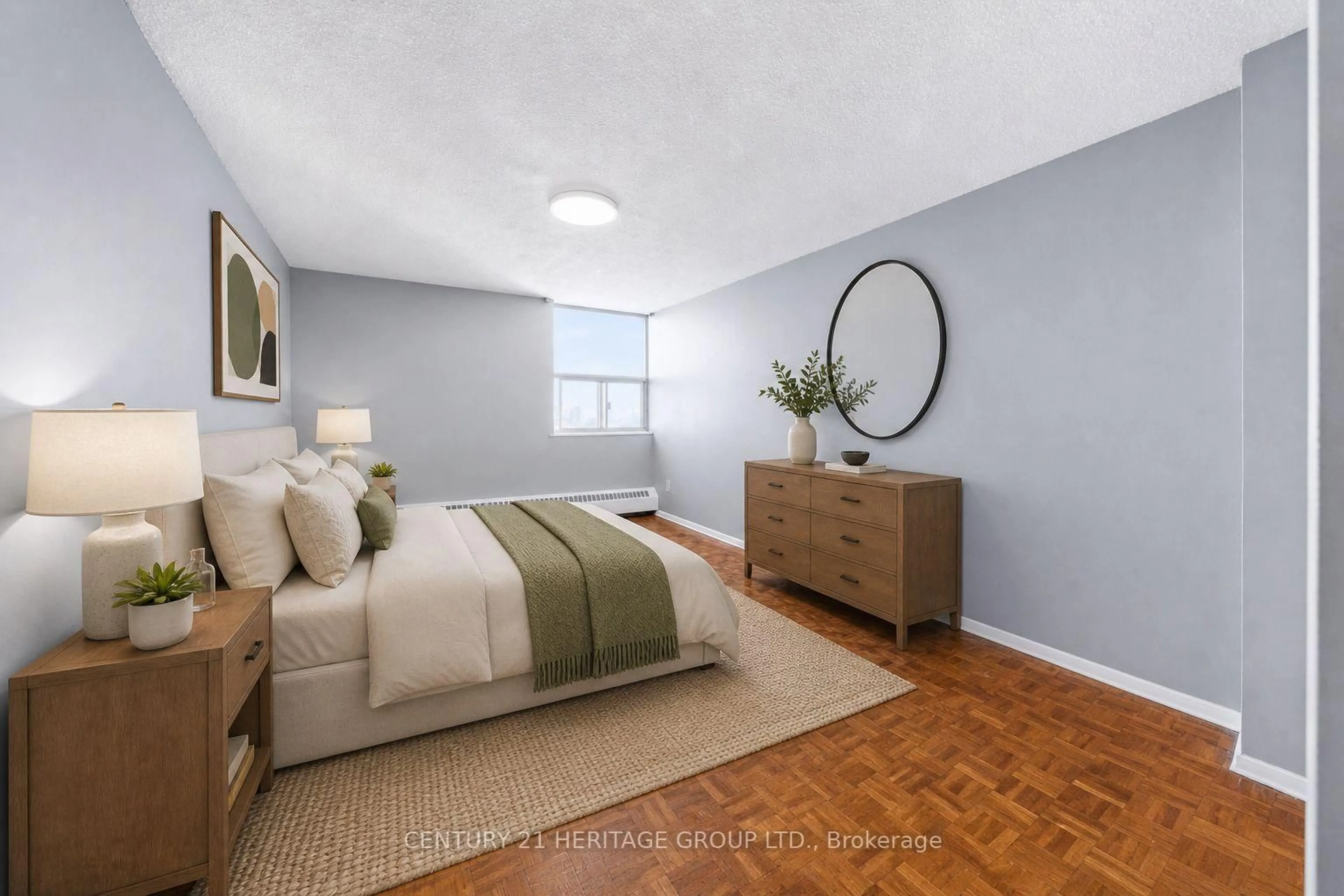 Bedroom with bed, unknown for 2645 Kipling Ave #1601, Toronto Ontario M9V 3S6