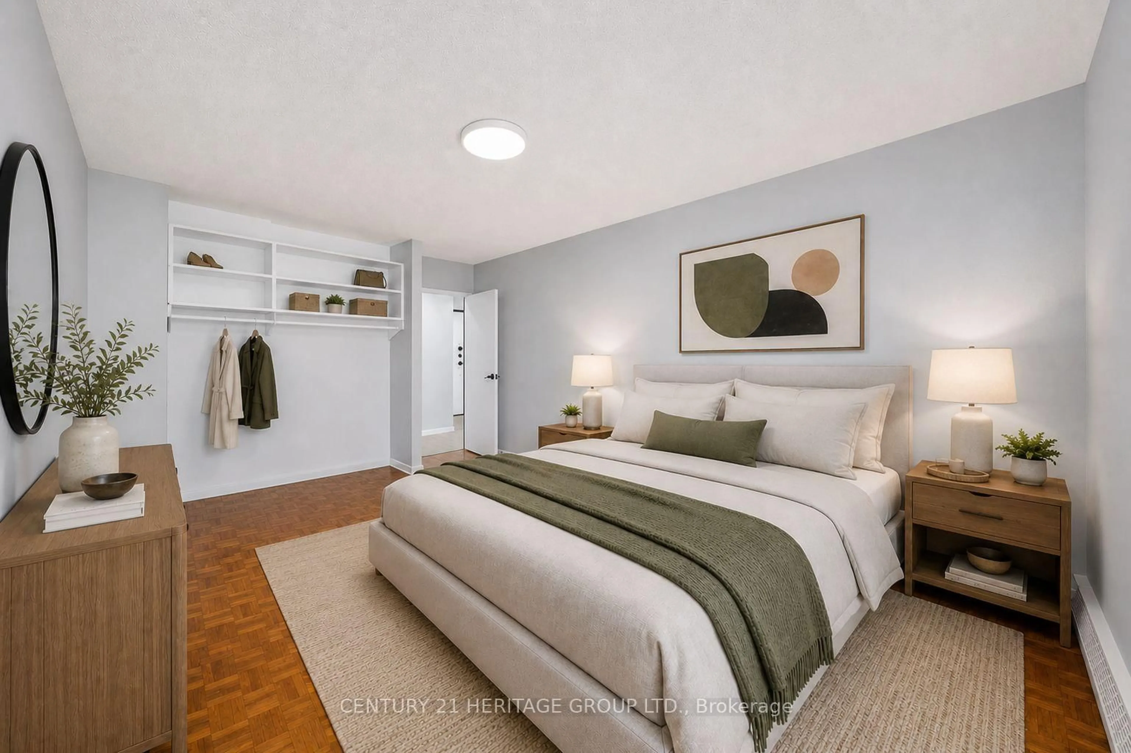 Bedroom with bed, unknown for 2645 Kipling Ave #1601, Toronto Ontario M9V 3S6