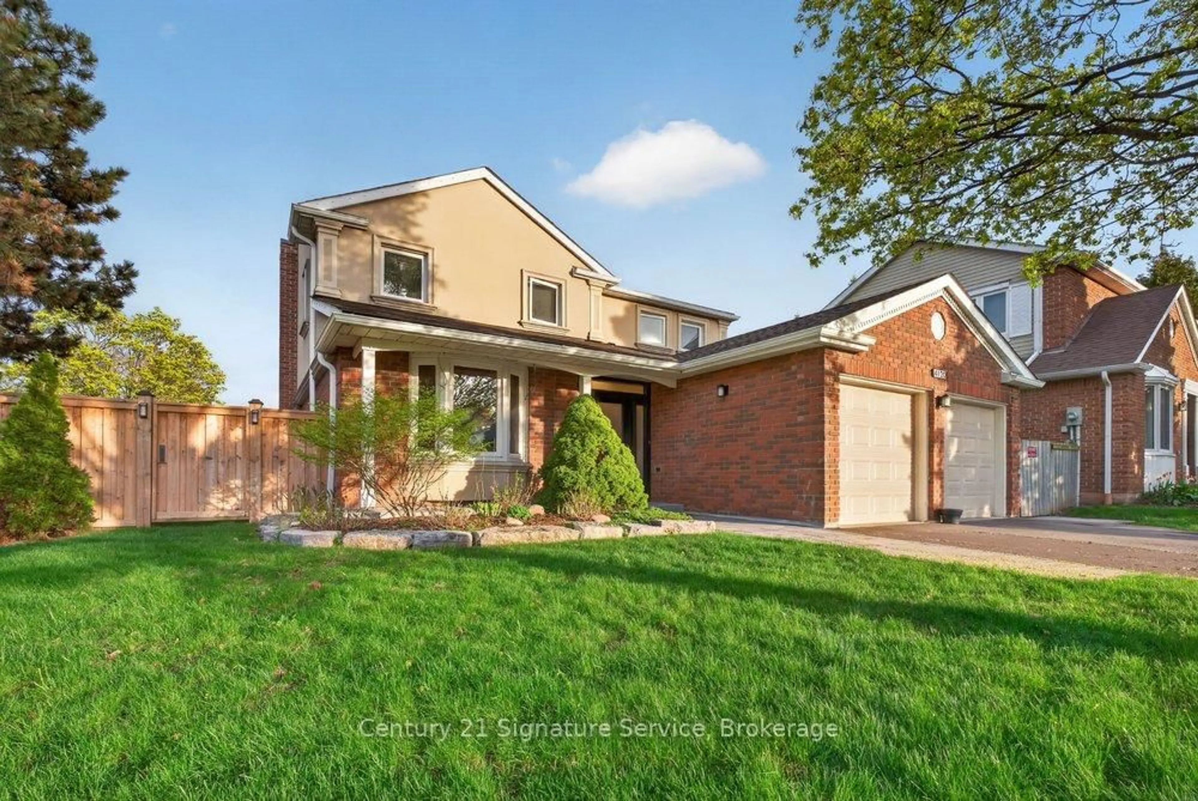 Home with brick exterior material, street for 4120 Rolling Valley Dr, Mississauga Ontario L5L 2K9