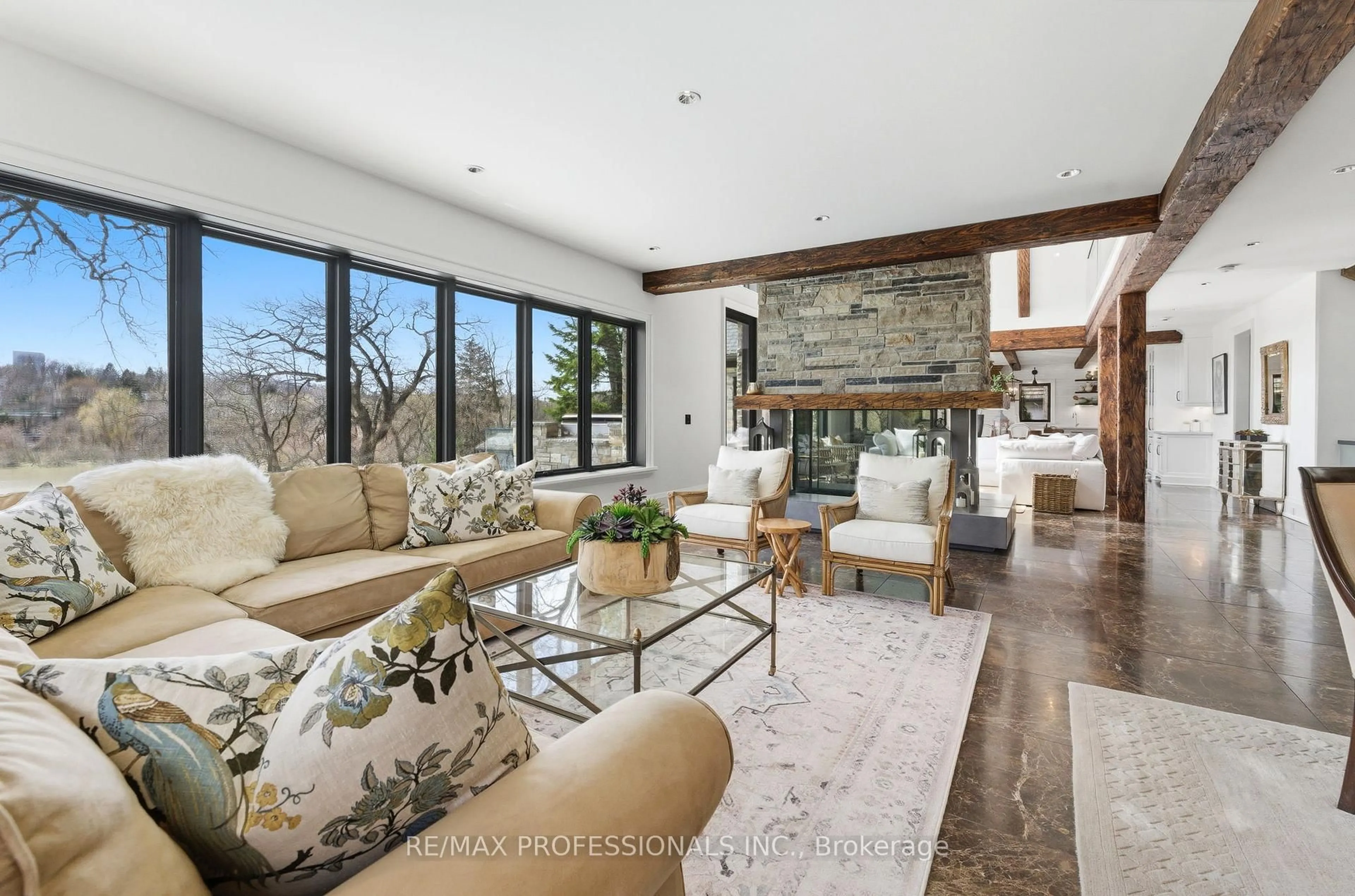 Living room with furniture, unknown for 23 Riverside Cres, Toronto Ontario M6S 1B5