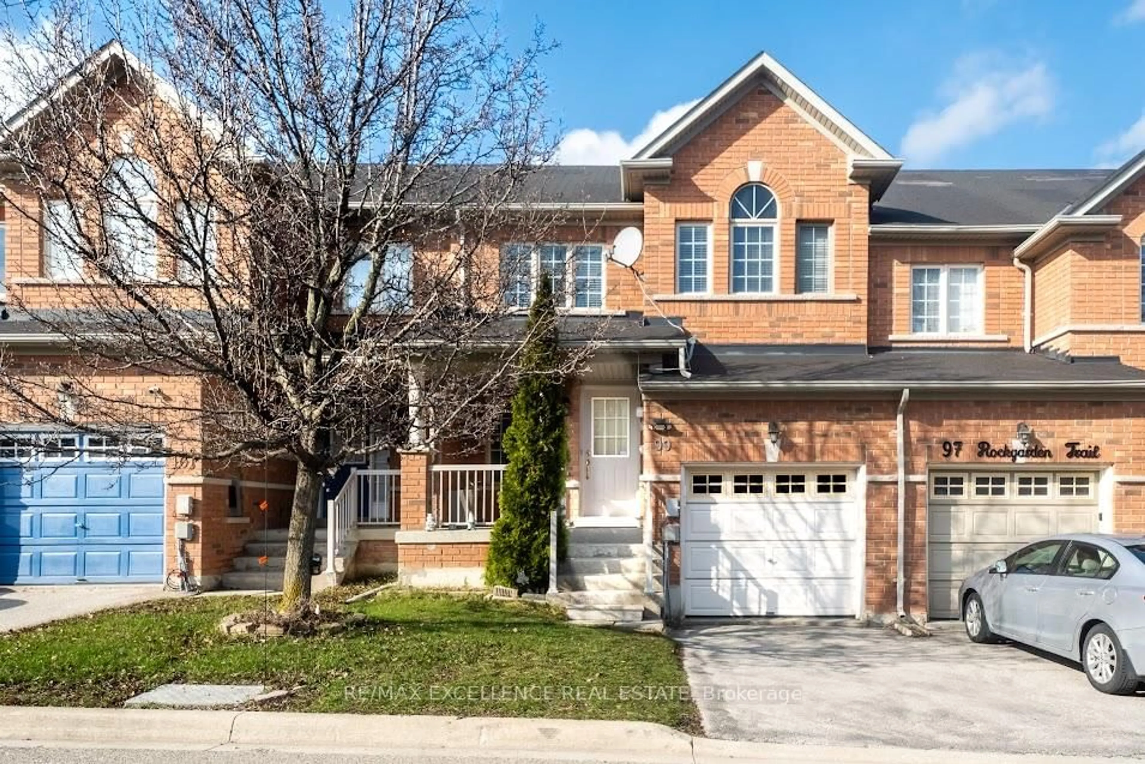 Home with brick exterior material, street for 99 Rockgarden Tr, Brampton Ontario L6R 3N1