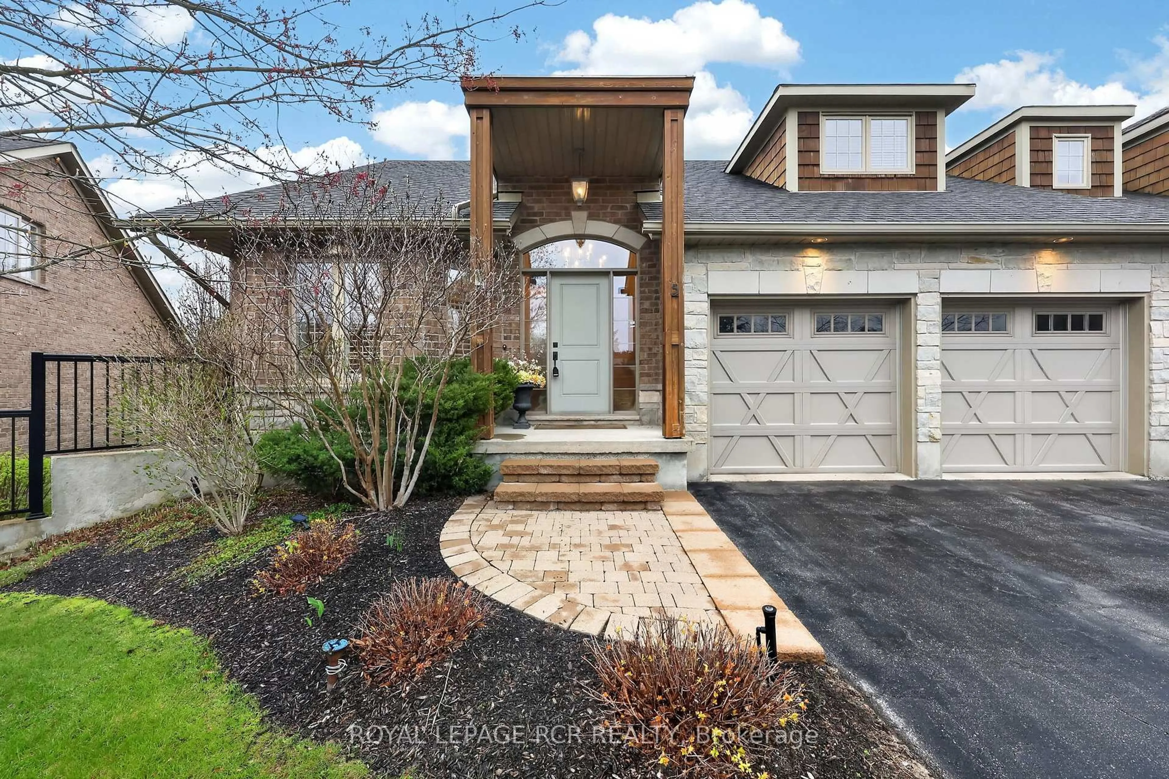 Home with brick exterior material, street for 1 Reddington Dr #5, Caledon Ontario L7E 4C4