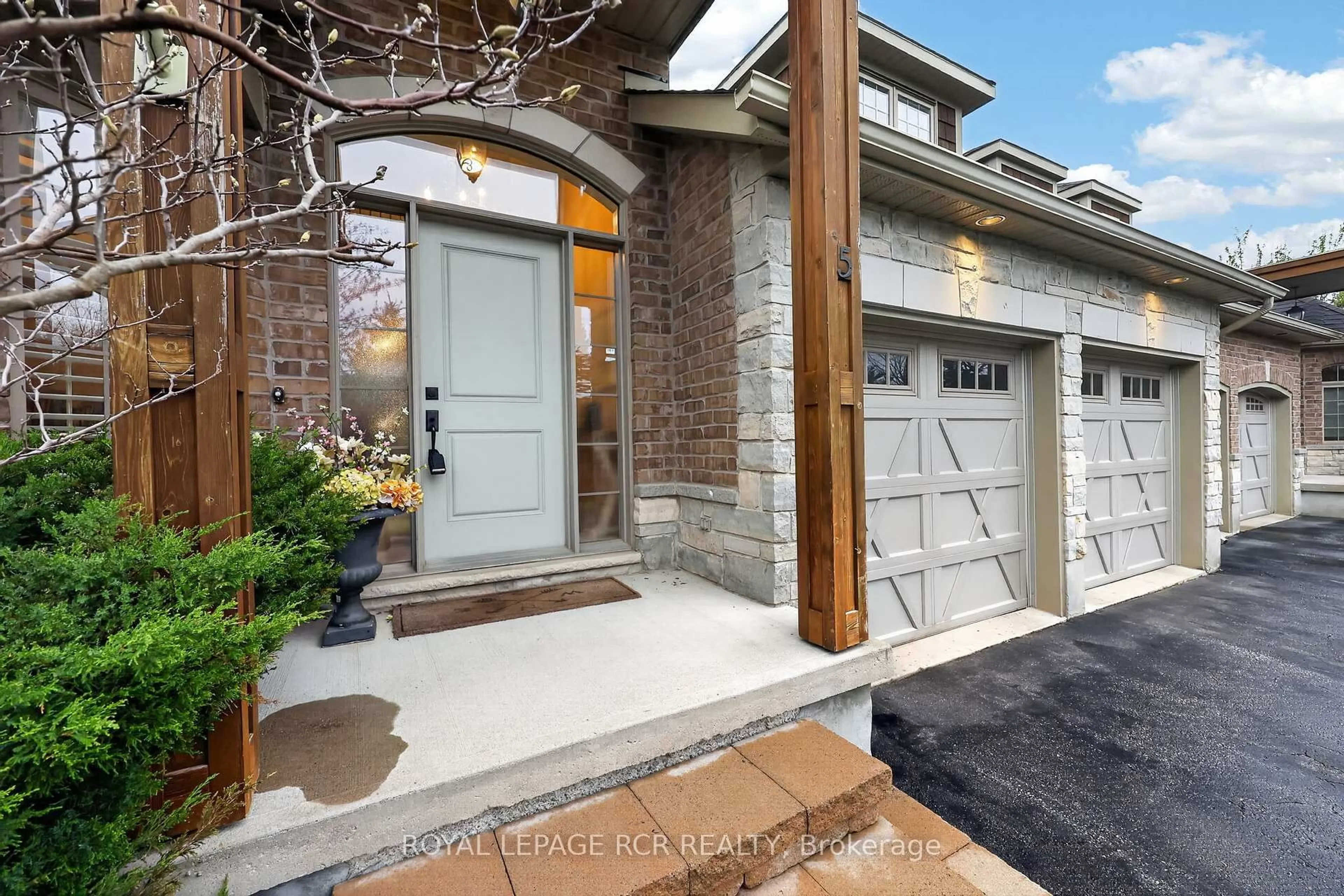 Home with brick exterior material, street for 1 Reddington Dr #5, Caledon Ontario L7E 4C4