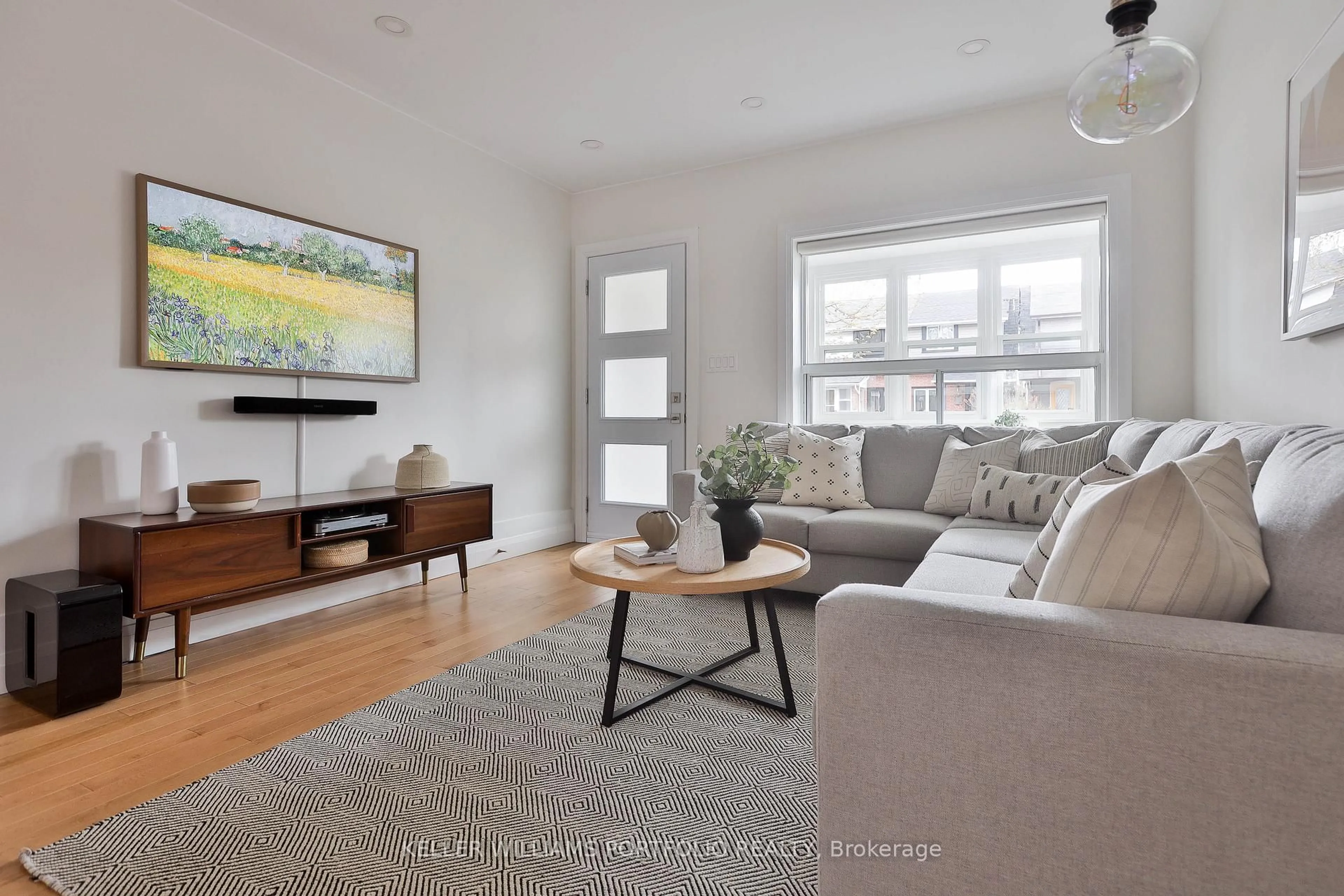 Living room with furniture, unknown for 37 Rosethorn Ave, Toronto Ontario M6N 3K7