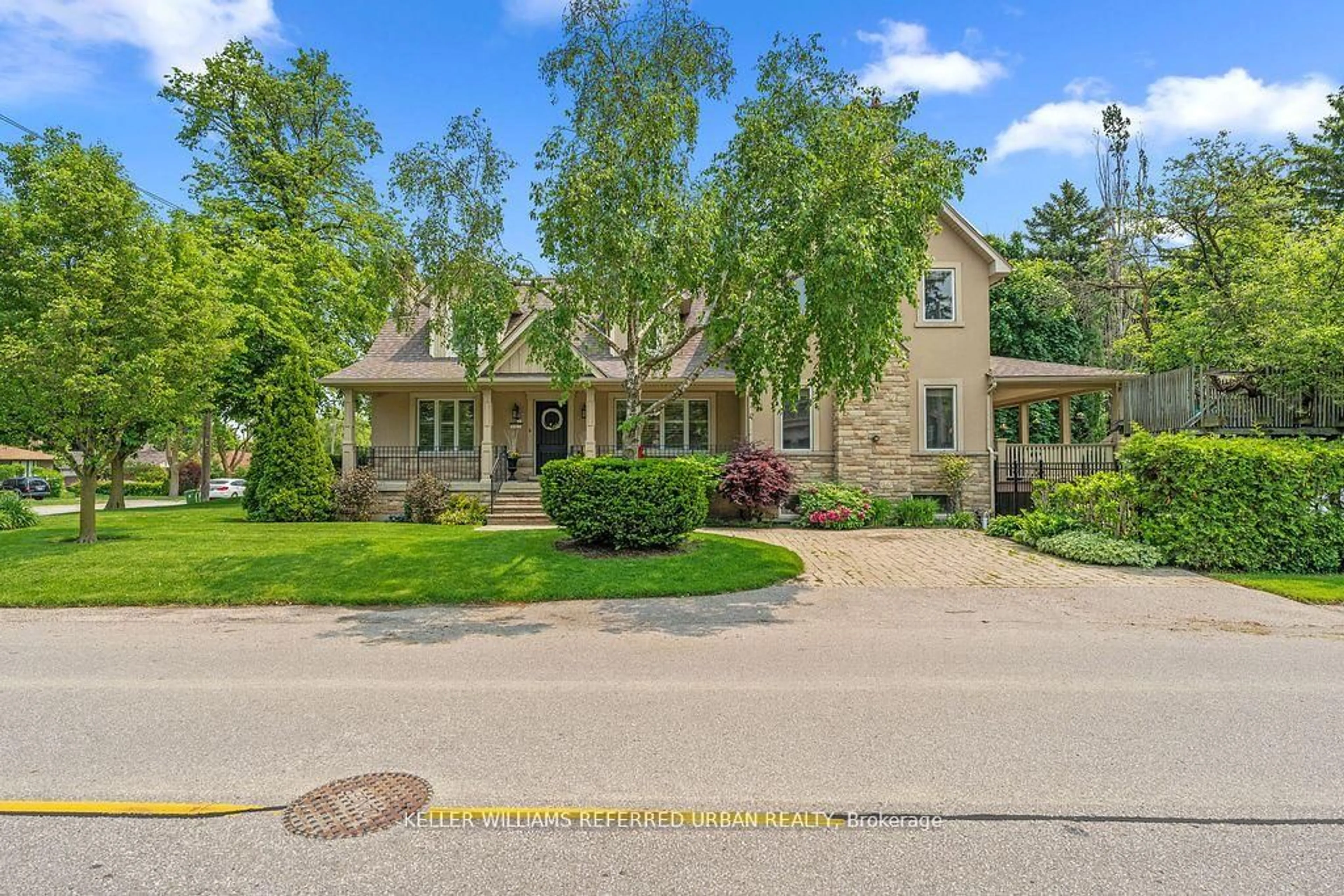 A pic from outside/outdoor area/front of a property/back of a property/a pic from drone, street for 317 Rathburn Rd, Toronto Ontario M9B 2L7