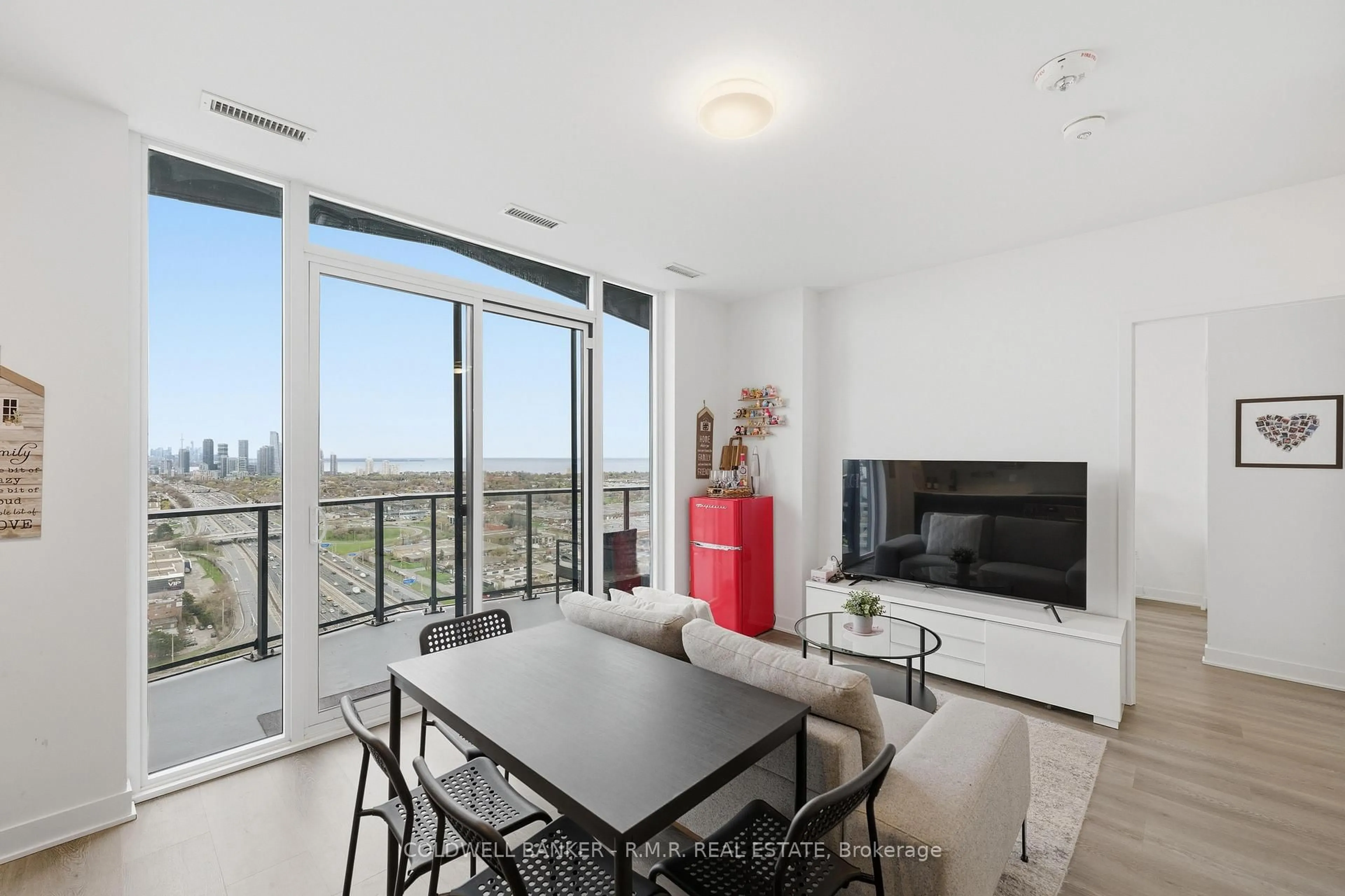 Living room with furniture, unknown for 36 Zorra St #2707, Toronto Ontario M8Z 0G5