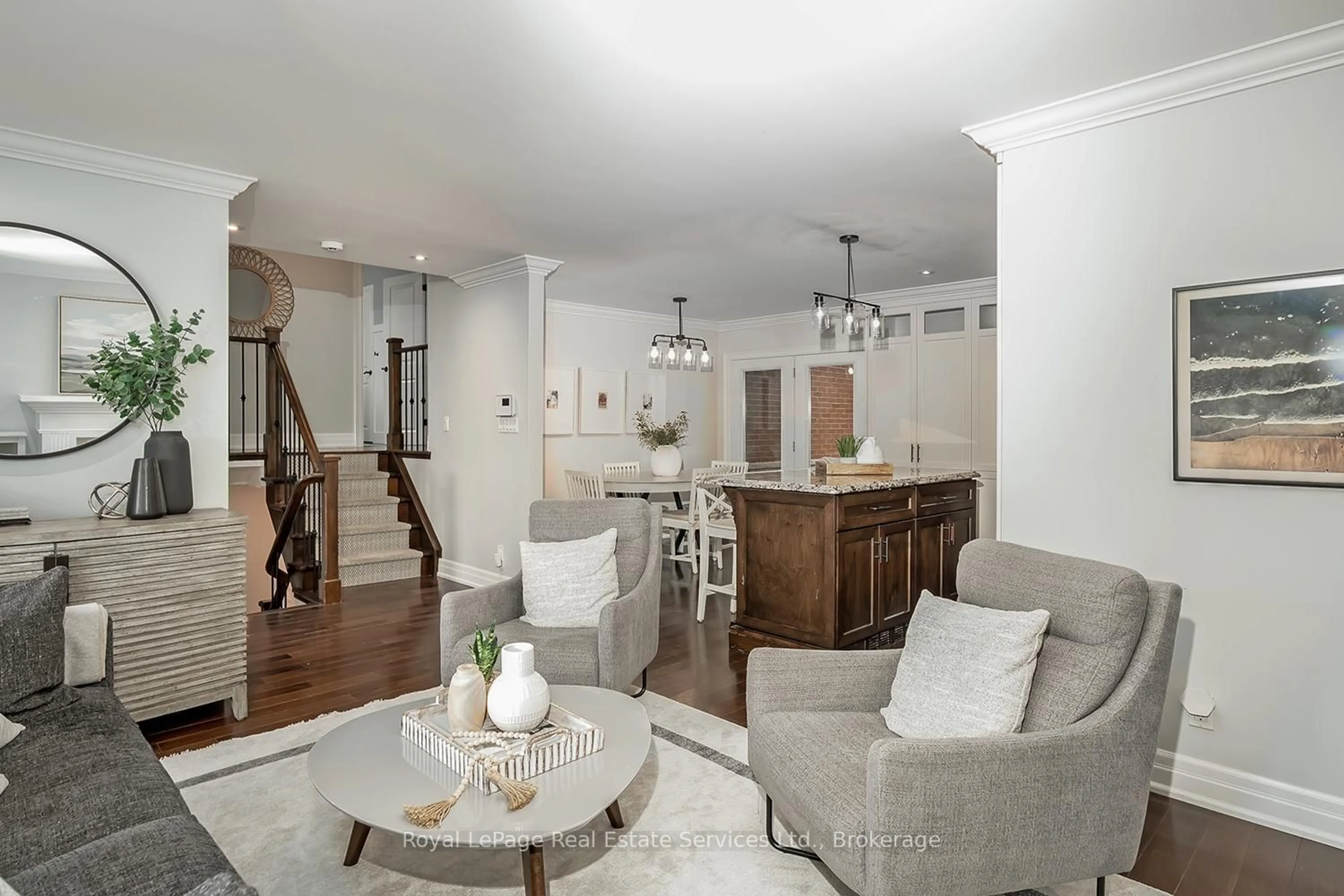 Living room with furniture, unknown for 457 Sandlewood Dr, Oakville Ontario L6L 3S3