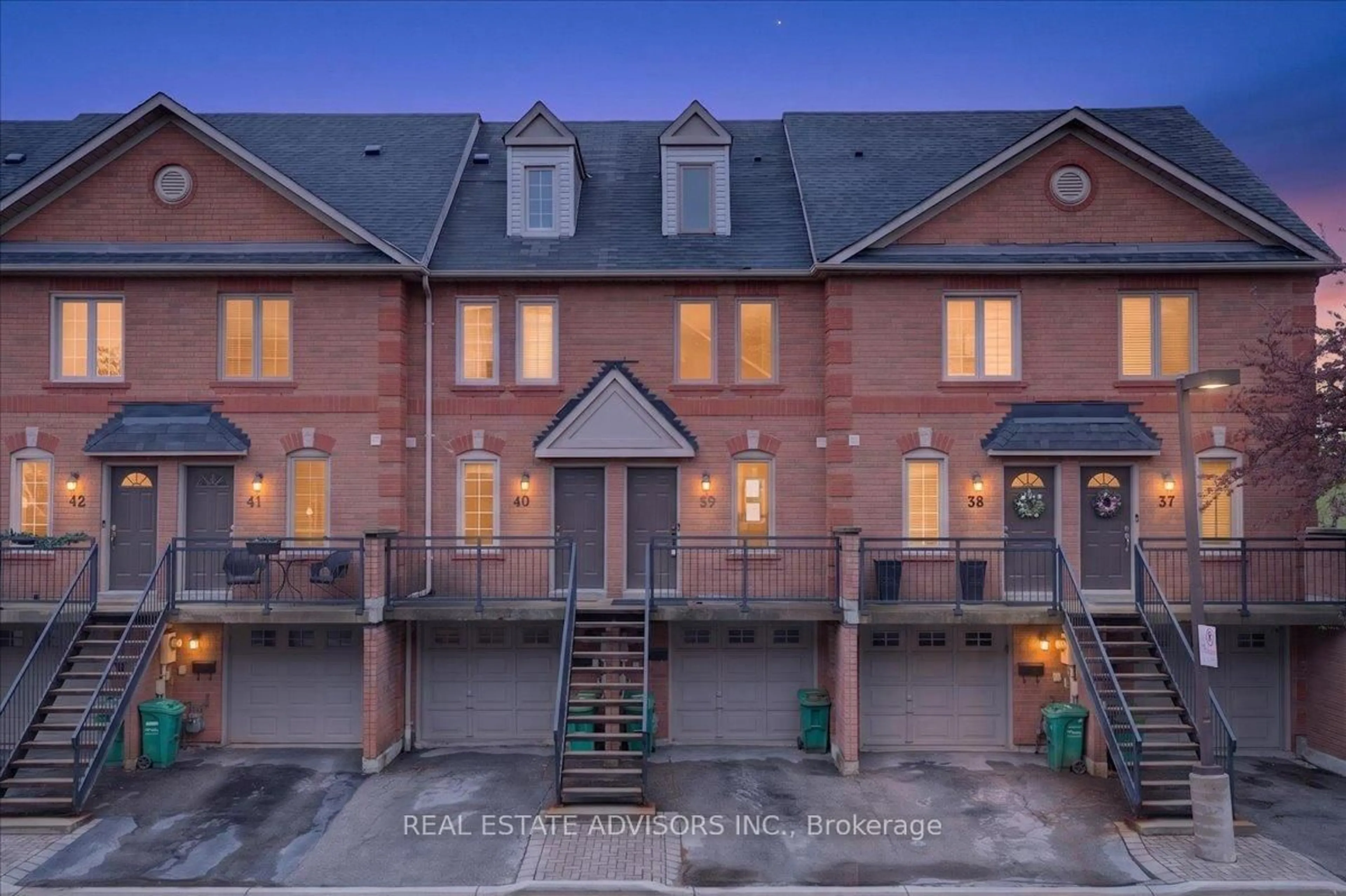 A pic from outside/outdoor area/front of a property/back of a property/a pic from drone, street for 3895 Doug Leavens Blvd #39, Mississauga Ontario L5N 7G1