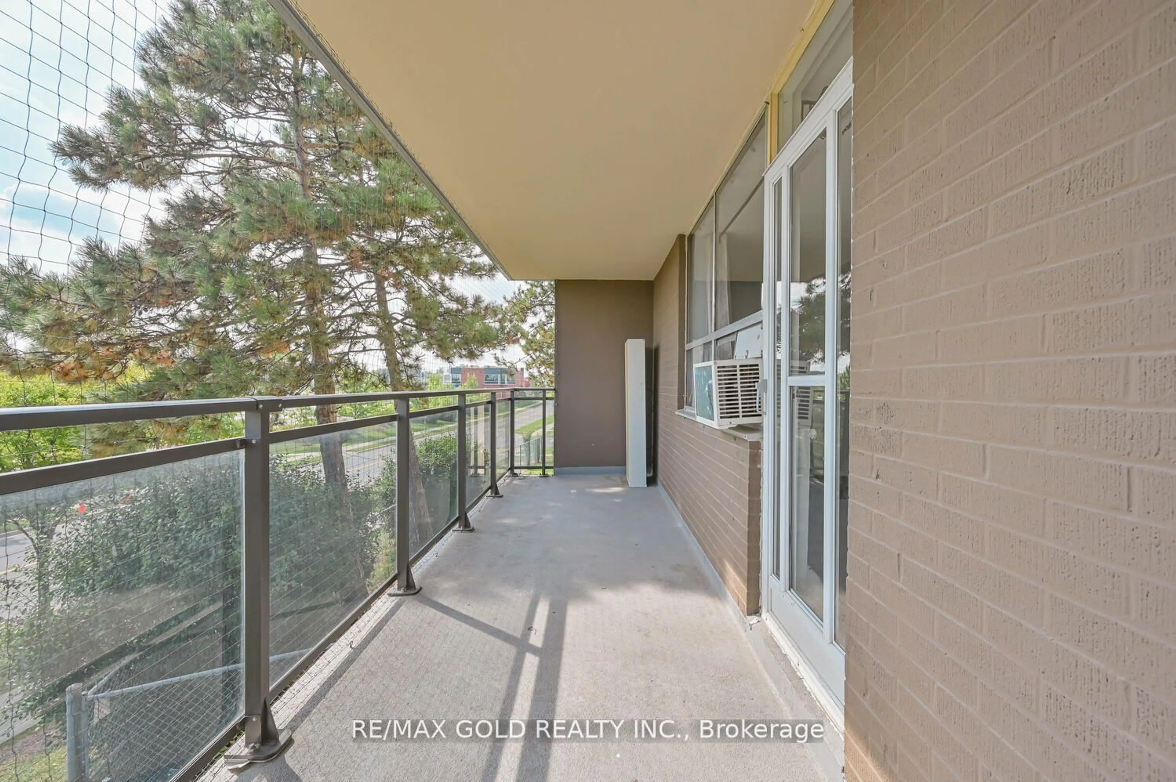 Balcony in the apartment, water/lake/river/ocean view for 60 Stevenson Rd #207, Toronto Ontario M9V 2B4