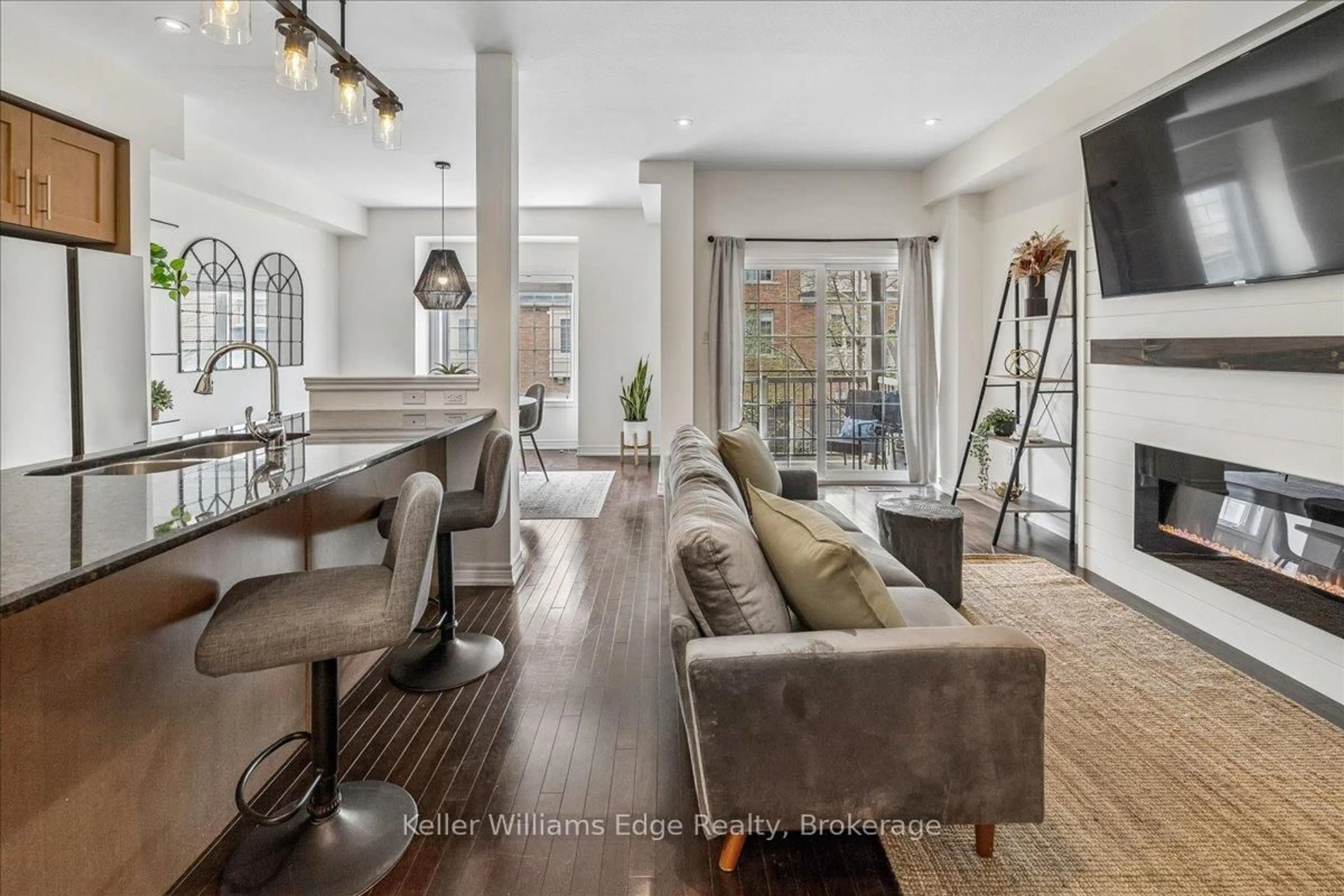 Open concept kitchen, unknown for 1401 Plains Rd #77, Burlington Ontario L7R 0C2