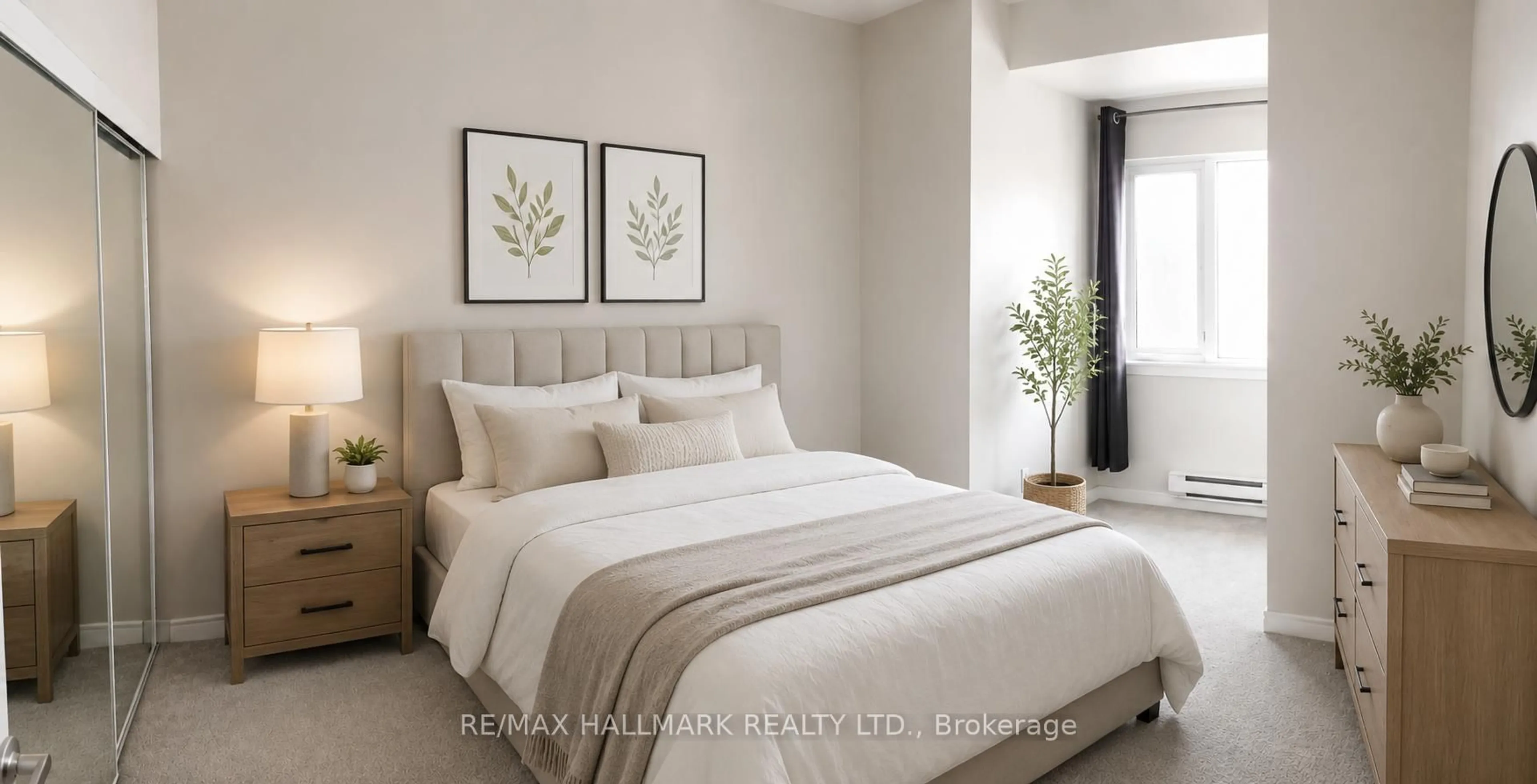 Bedroom with bed, unknown for 320 City Centre Dr #318, Mississauga Ontario L5B 4P8