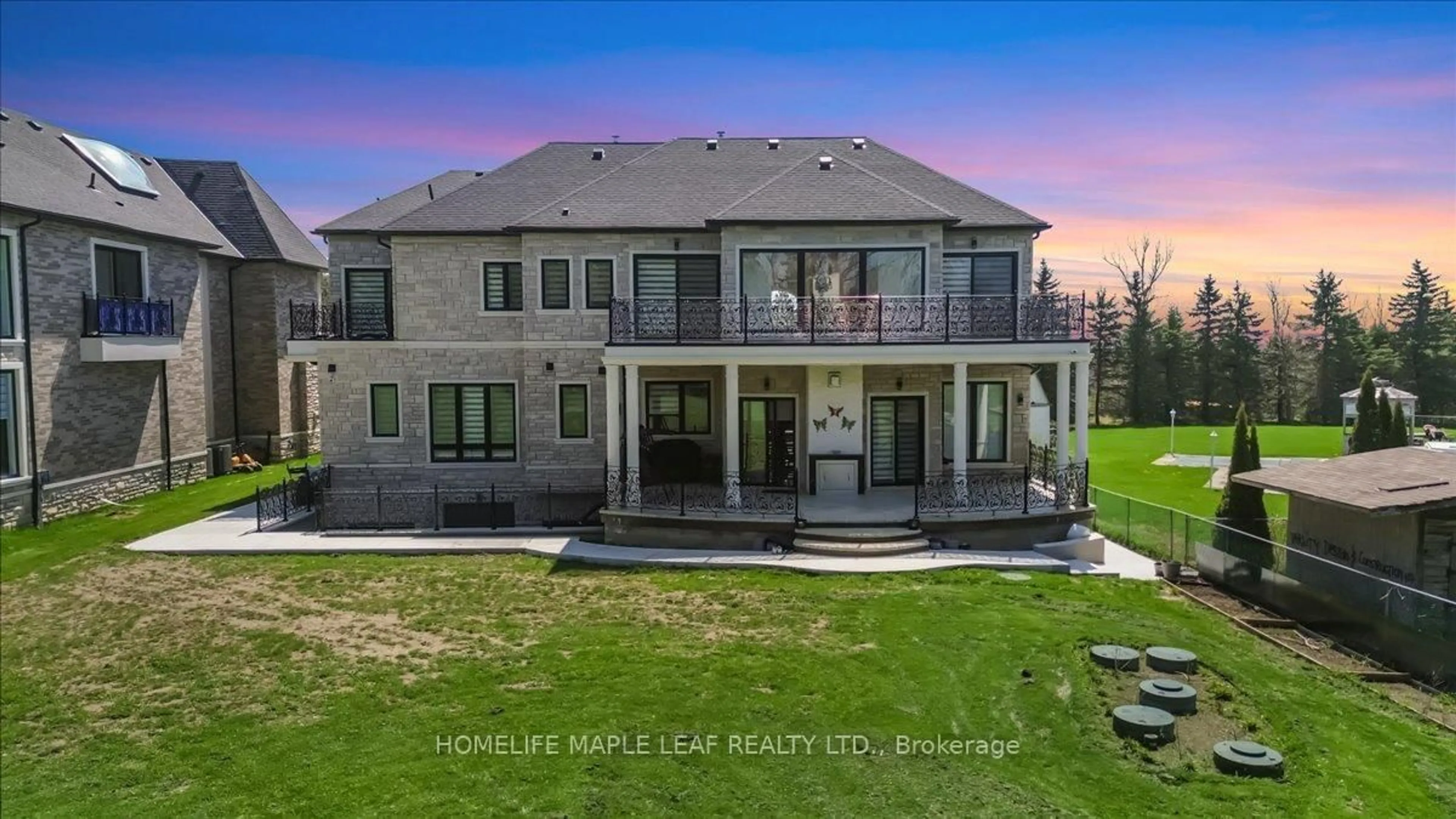 A pic from outside/outdoor area/front of a property/back of a property/a pic from drone, water/lake/river/ocean view for 2874 Charleston Side Rd Sdrd, Caledon Ontario L7K 0T9