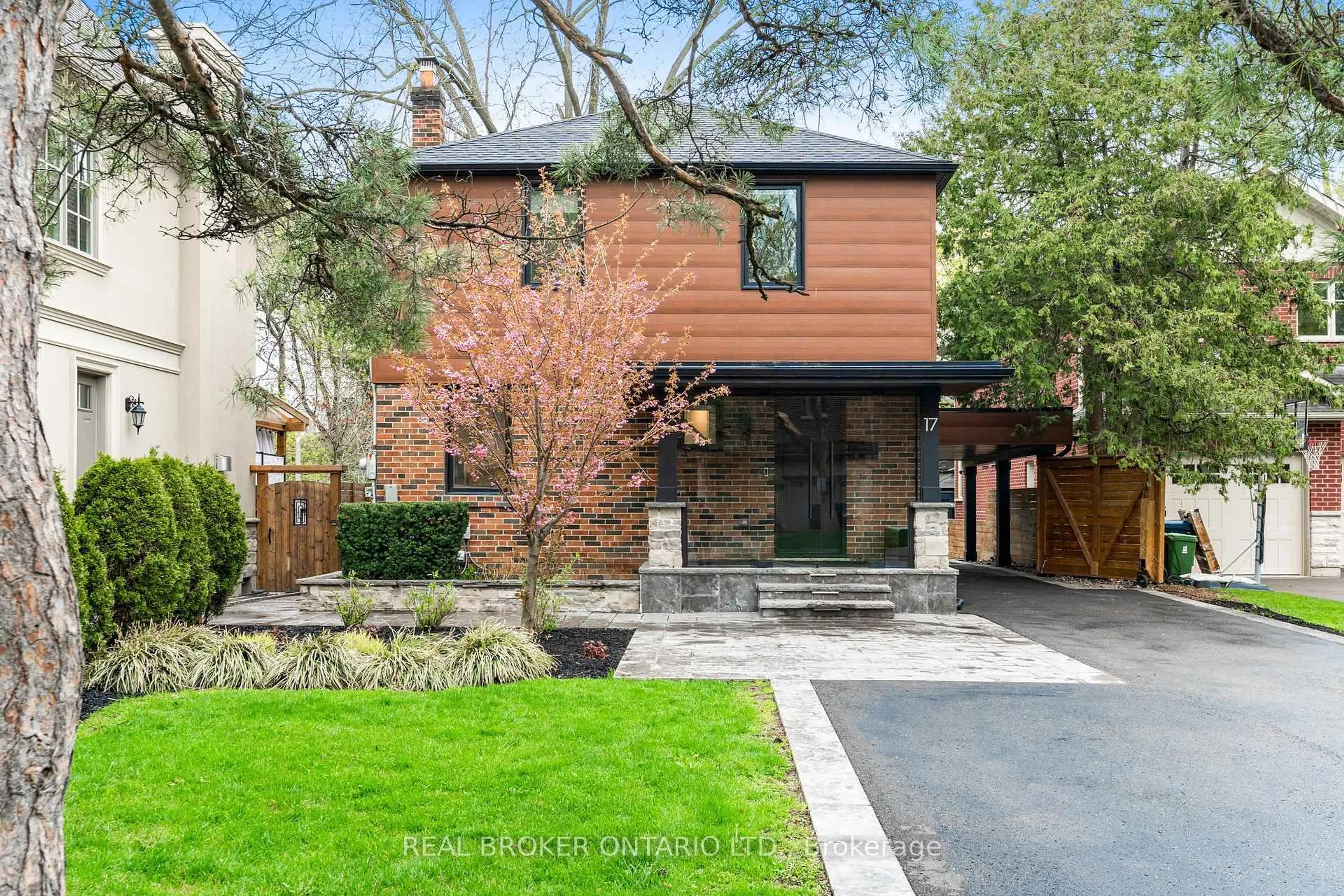 Home with brick exterior material, street for 17 Old Oak Rd, Toronto Ontario M9A 2V9