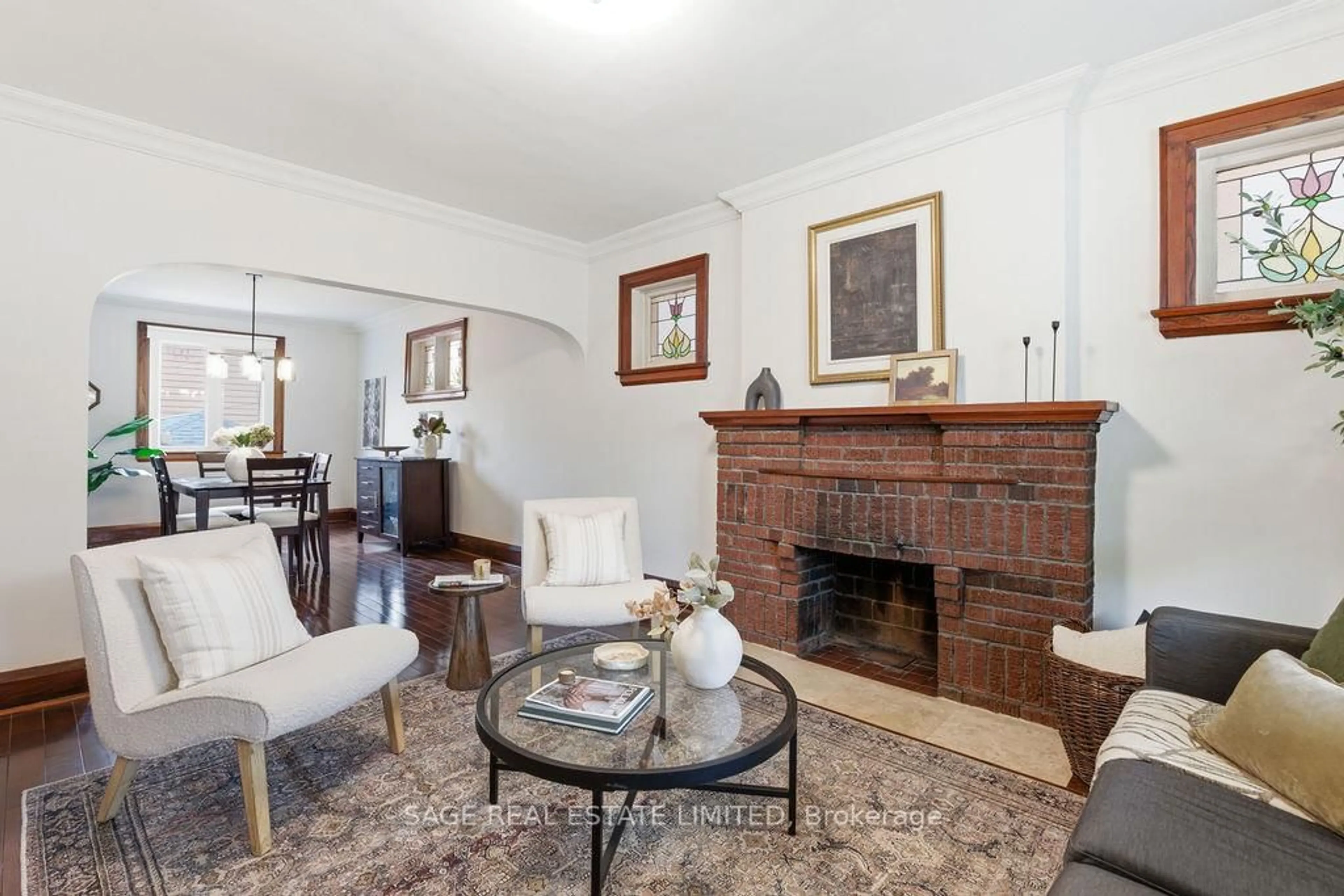 Living room with furniture, unknown for 96 Silverthorn Ave, Toronto Ontario M6N 3K1