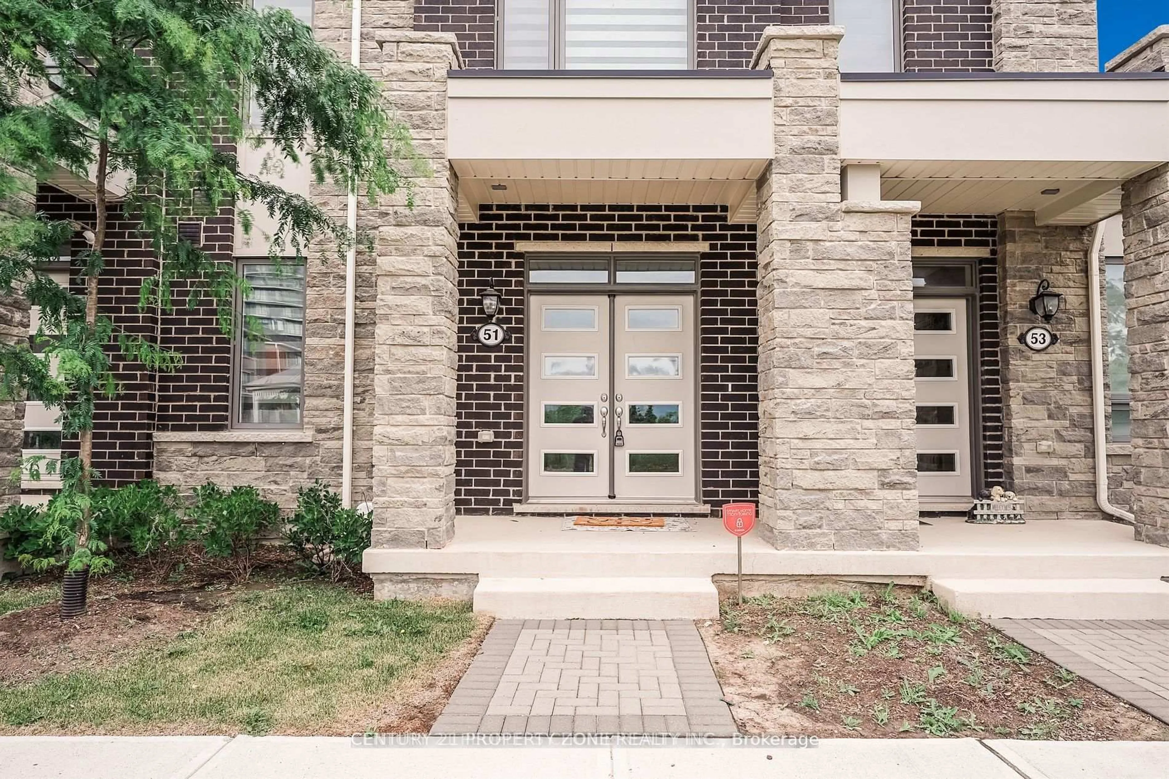 Home with brick exterior material, street for 51 Summer Wind Lane #42, Brampton Ontario L7A 5J2