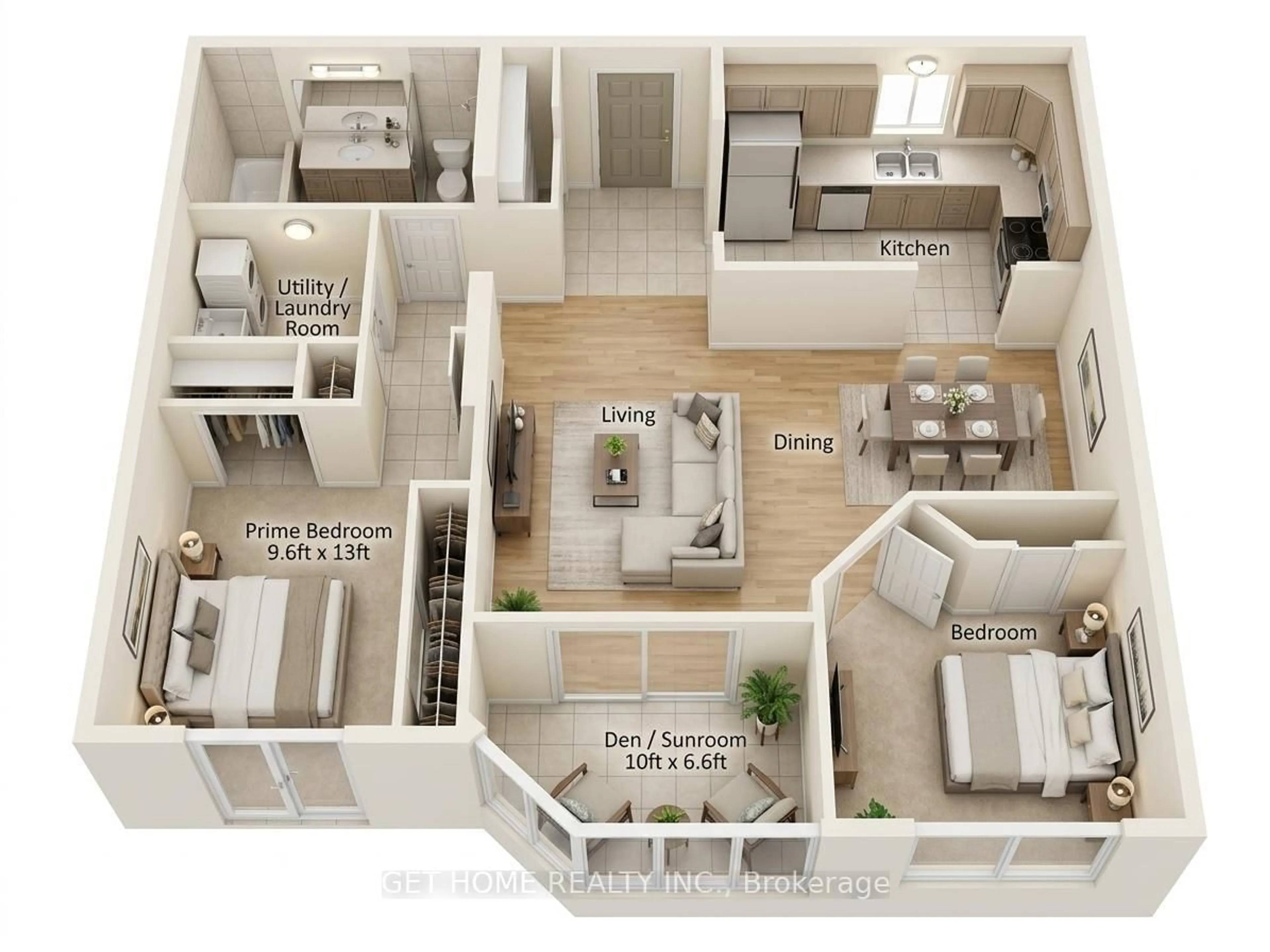 Floor plan for 115 Hillcrest Ave #1402, Mississauga Ontario L5B 3Y9