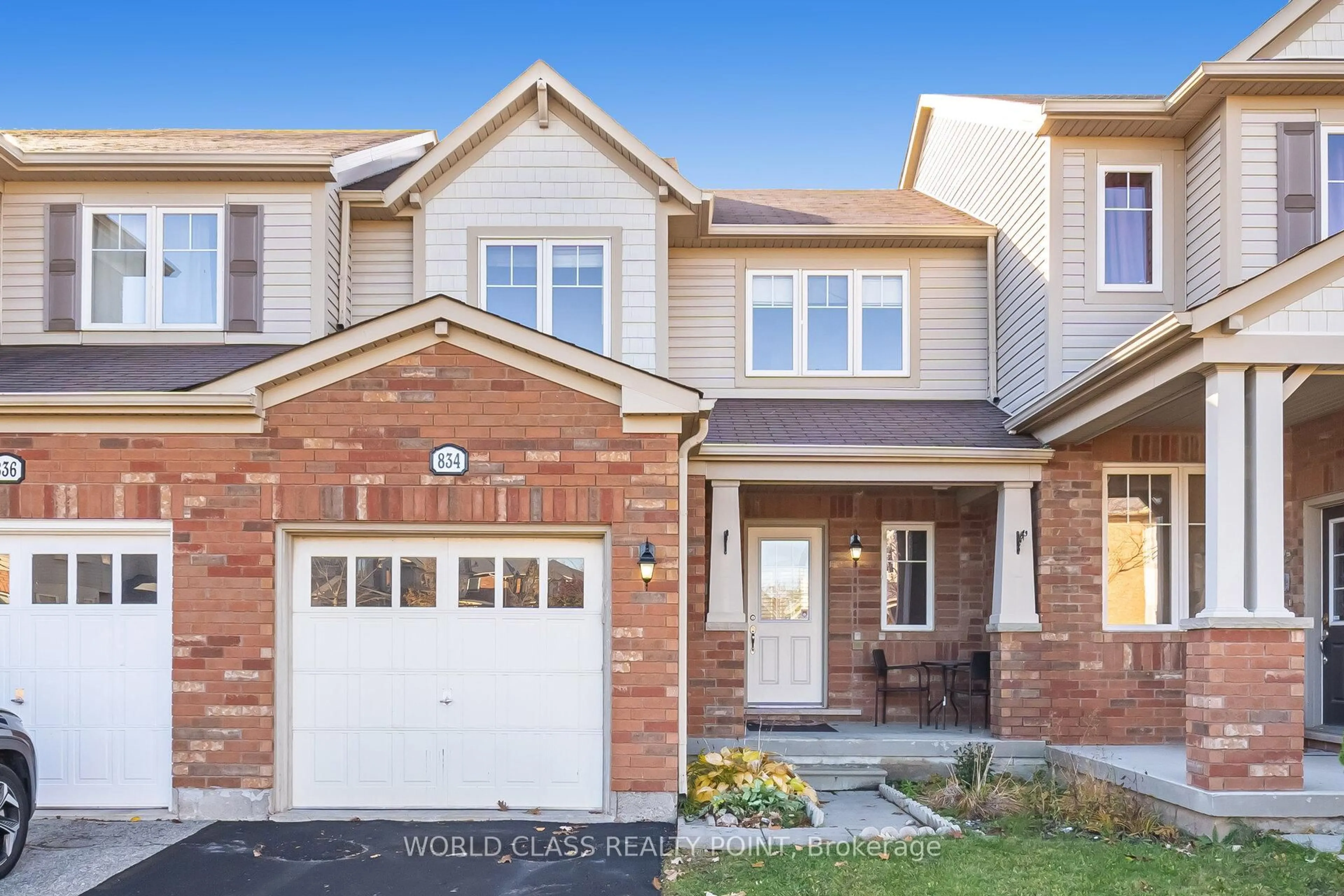Home with brick exterior material, street for 834 Herman Way, Milton Ontario L9T 2C4