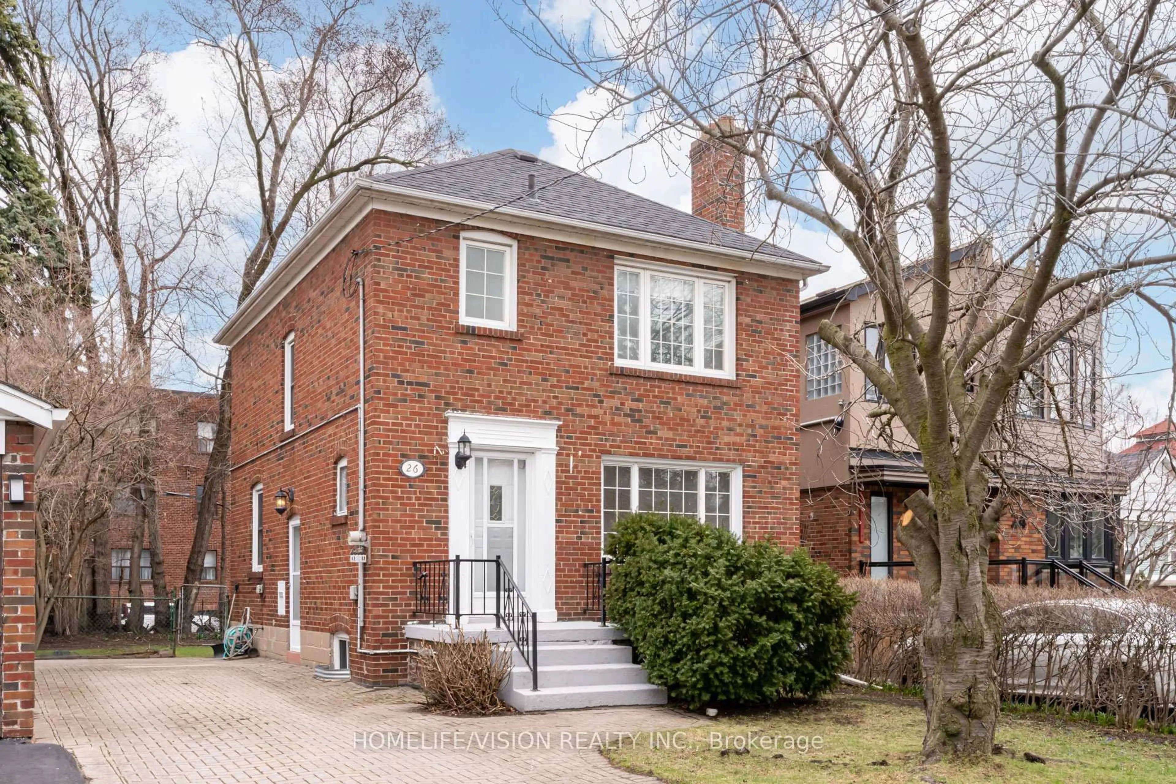 Home with brick exterior material, street for 26 Miles Rd, Toronto Ontario M8V 1V3