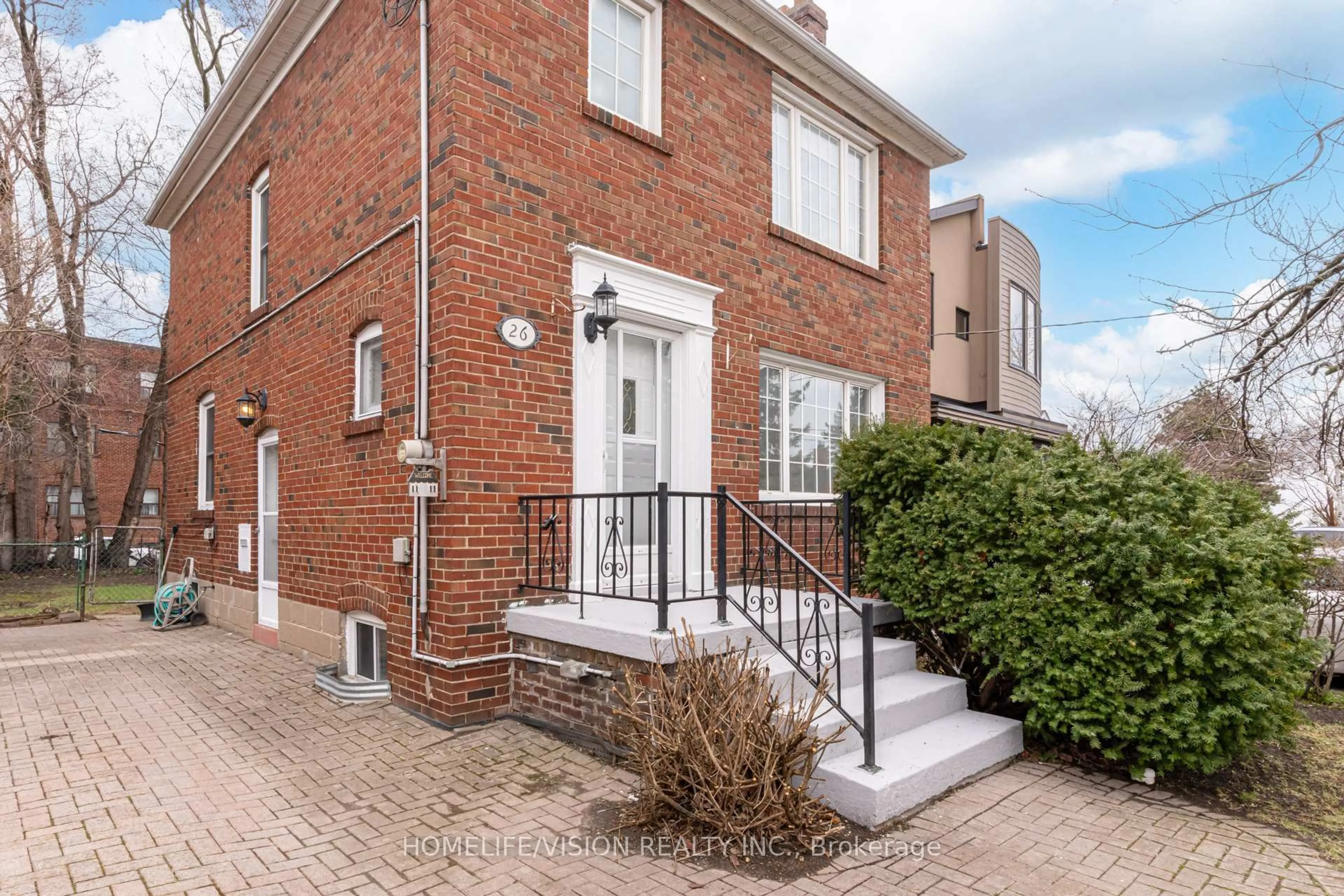 Home with brick exterior material, street for 26 Miles Rd, Toronto Ontario M8V 1V3