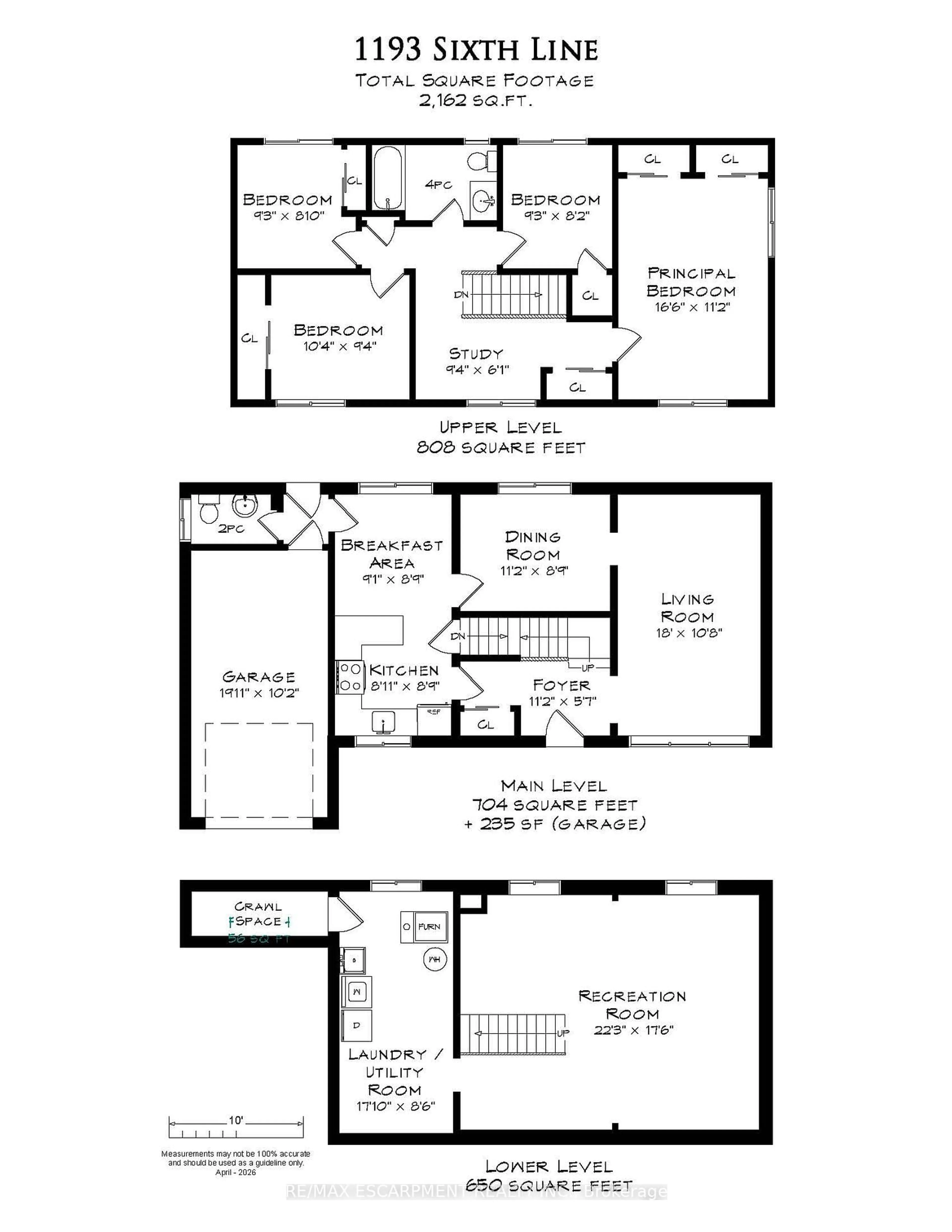 Floor plan for 1193 Sixth Line, Oakville Ontario L6H 1W8