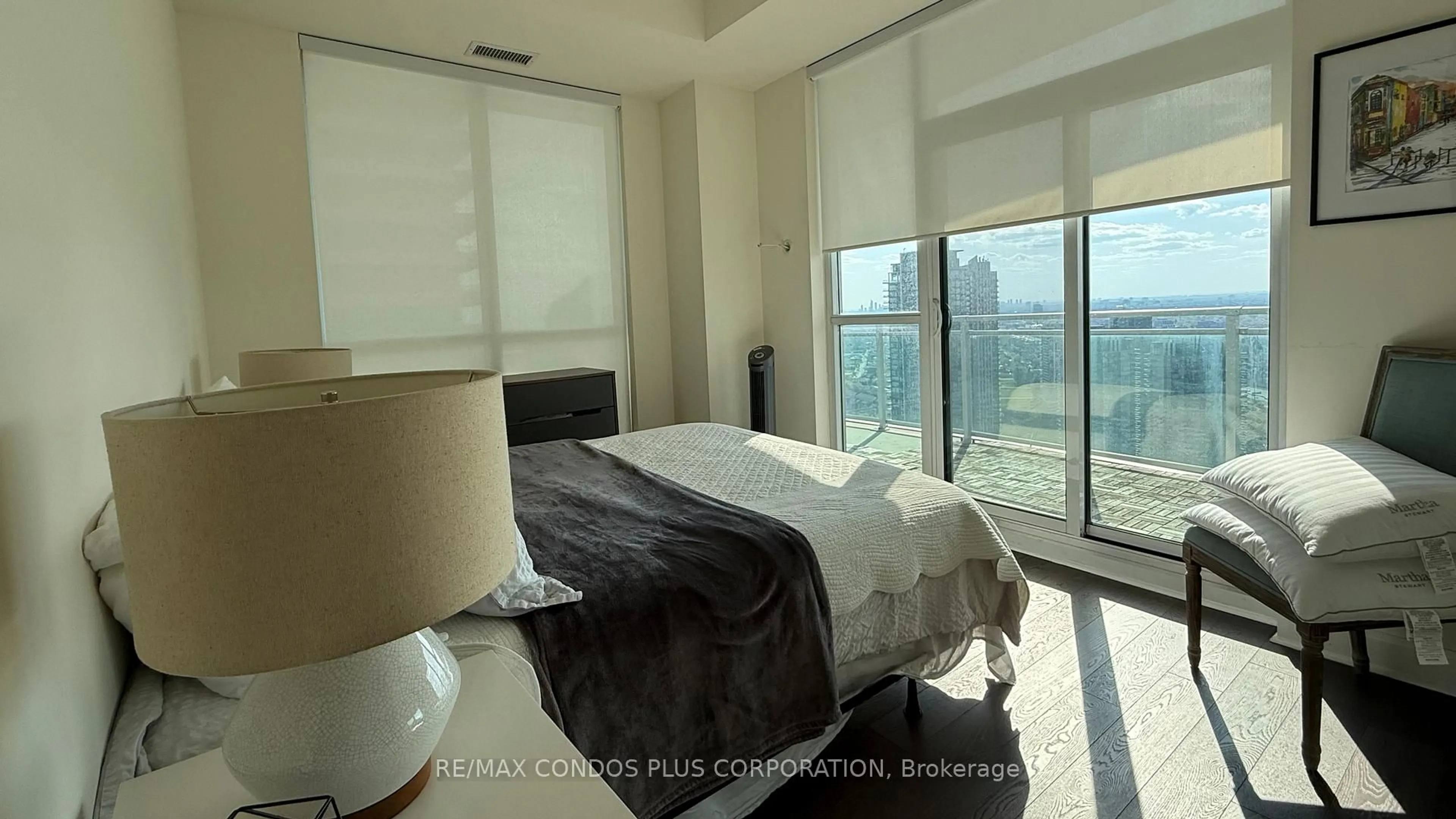 Bedroom with bed, unknown for 33 Shore Breeze Dr #3901, Toronto Ontario M8V 0G1