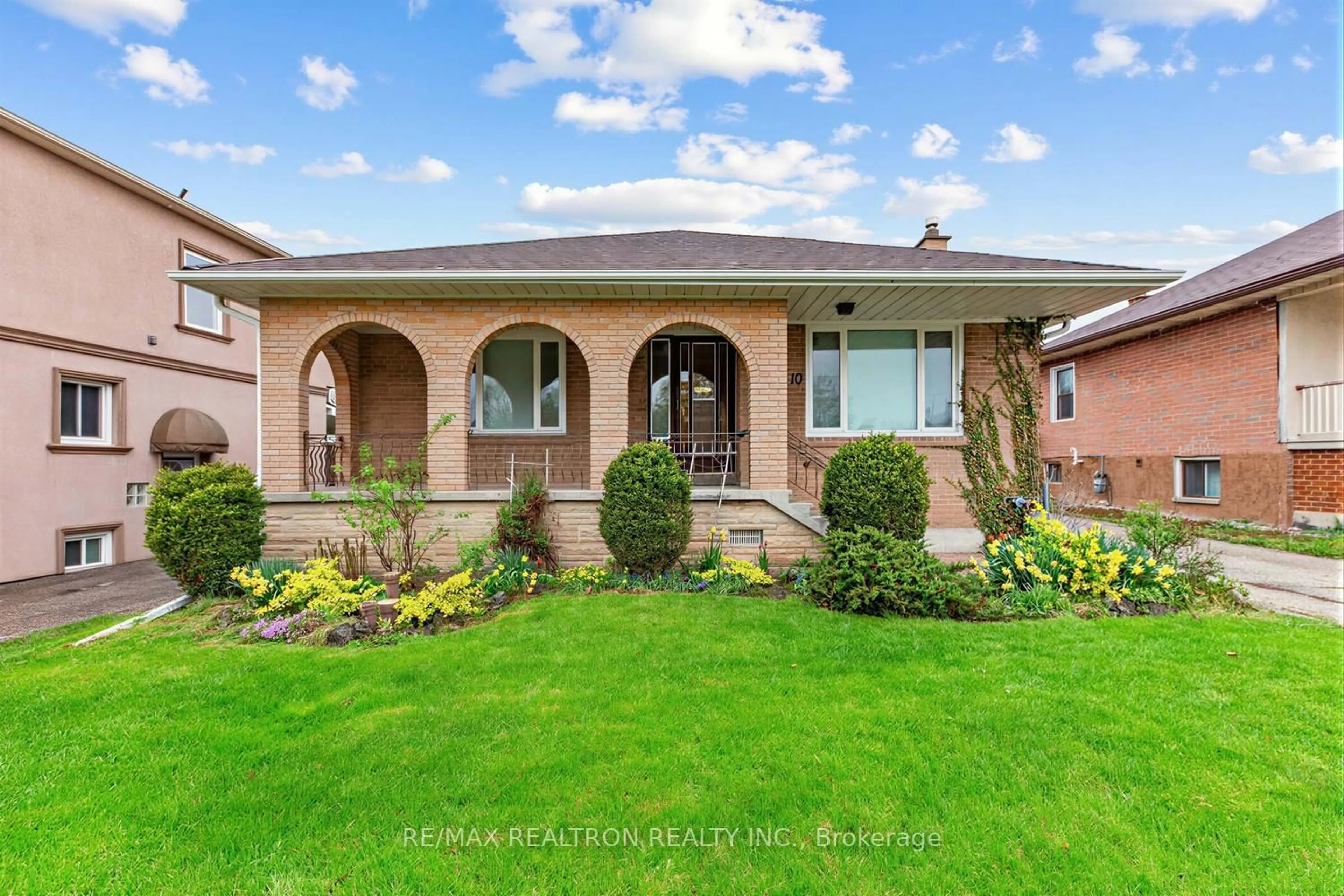 Home with brick exterior material, street for 10 Tumpane St, Toronto Ontario M3M 1L6
