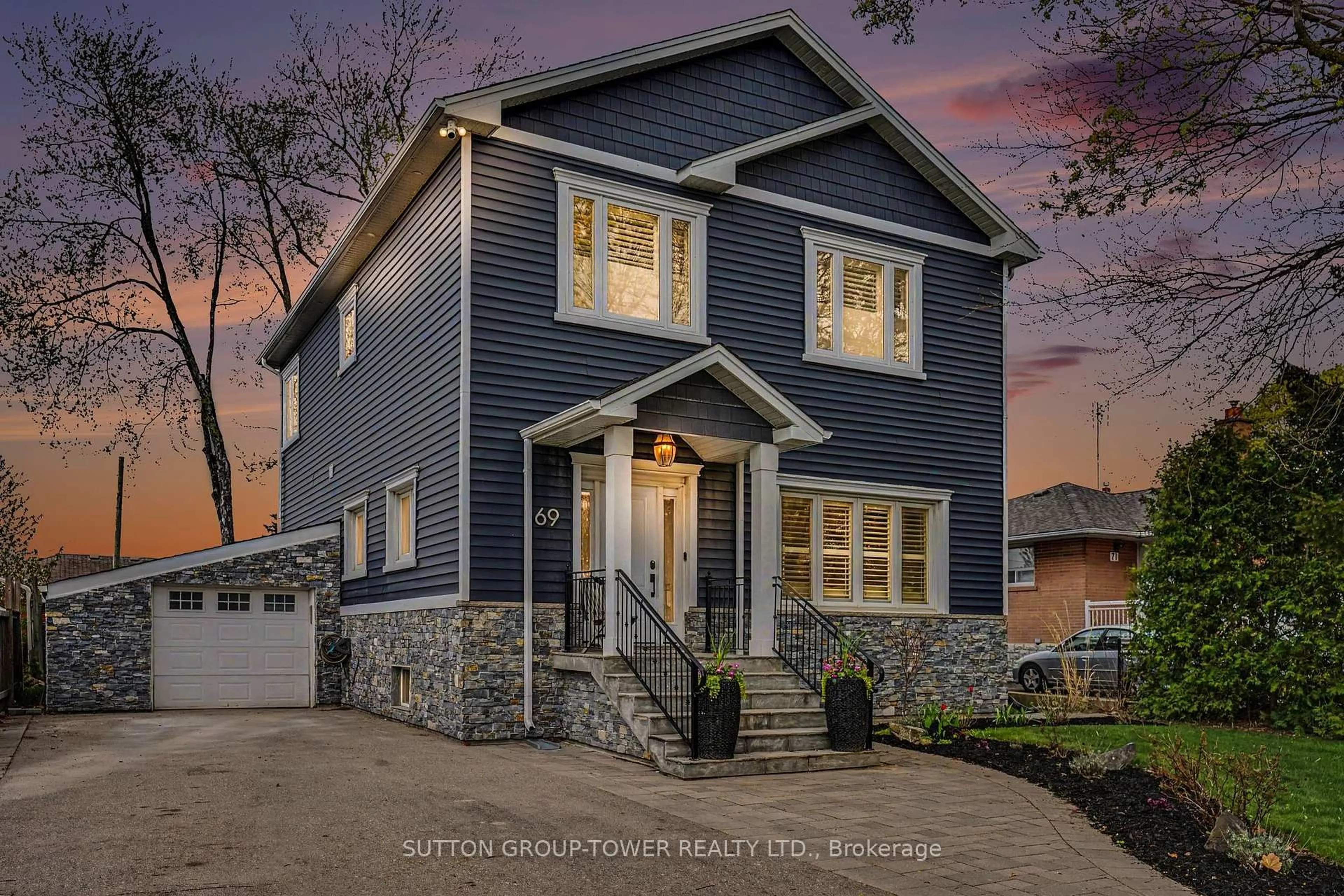 Home with brick exterior material, street for 69 Celestine Dr, Toronto Ontario M9R 3N5