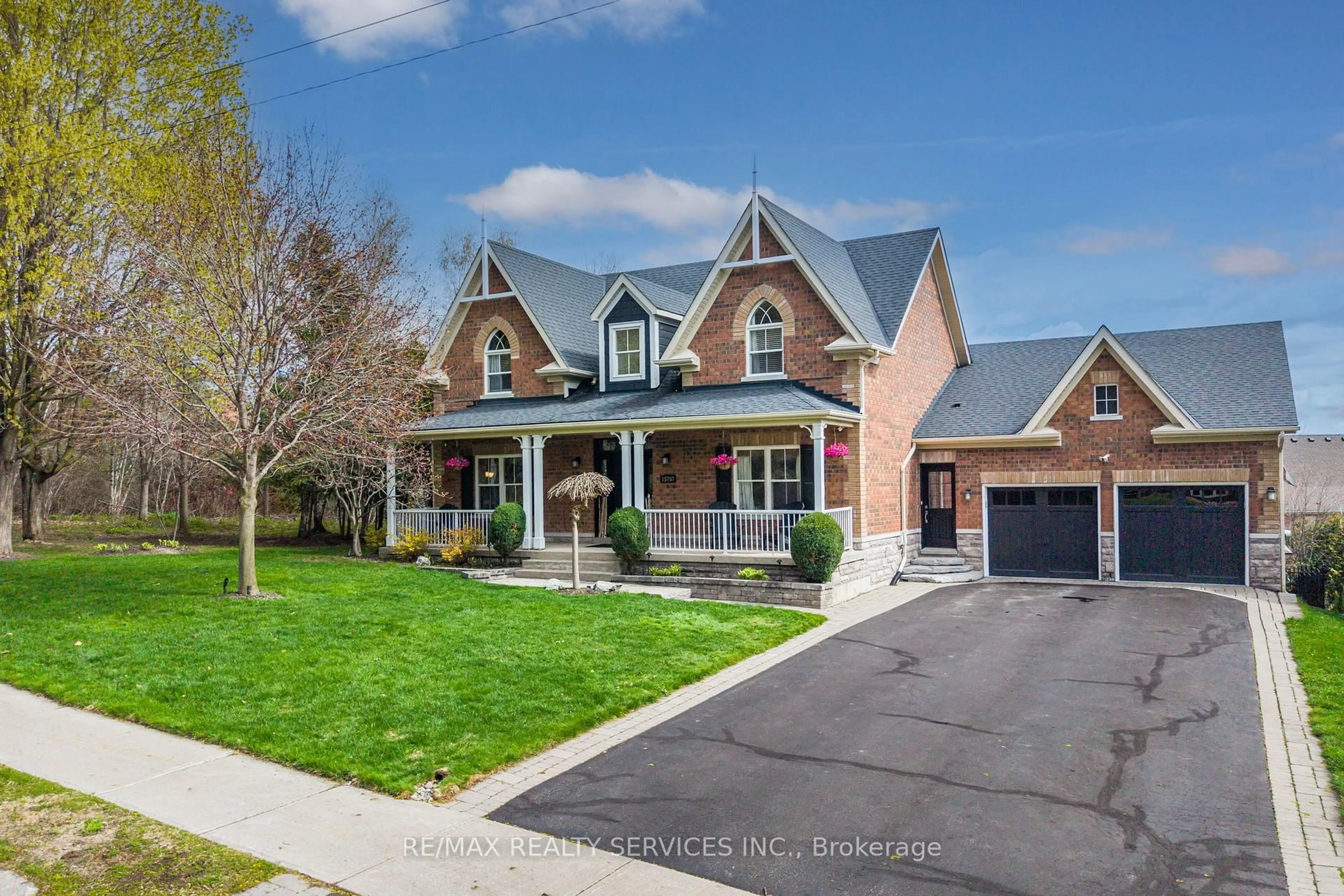 Home with brick exterior material, street for 15757 McLaughlin Rd, Caledon Ontario L7C 3K3