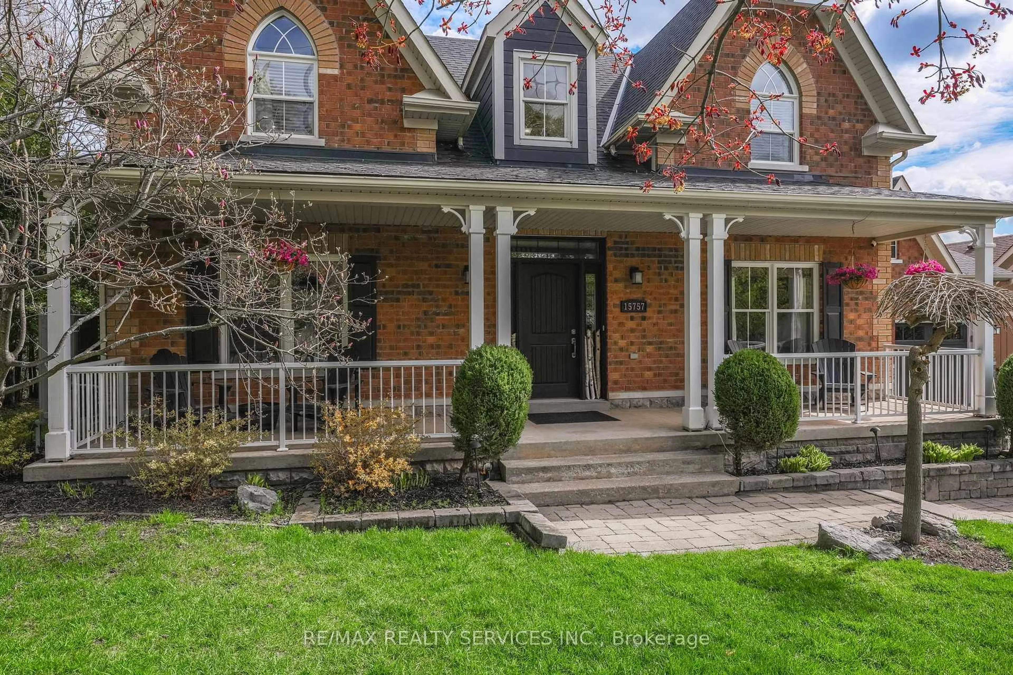 Home with brick exterior material, street for 15757 McLaughlin Rd, Caledon Ontario L7C 3K3