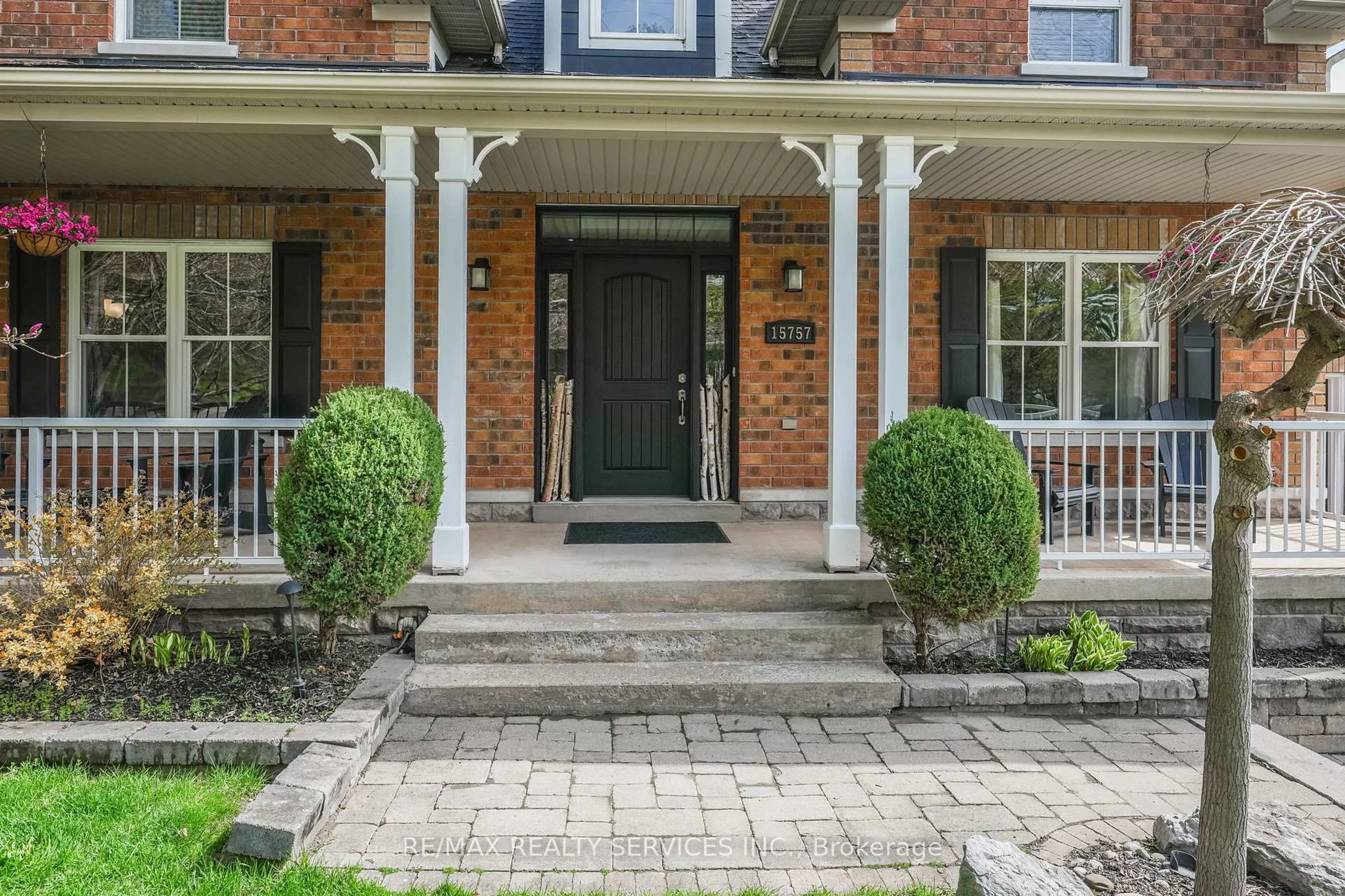 Home with brick exterior material, street for 15757 McLaughlin Rd, Caledon Ontario L7C 3K3