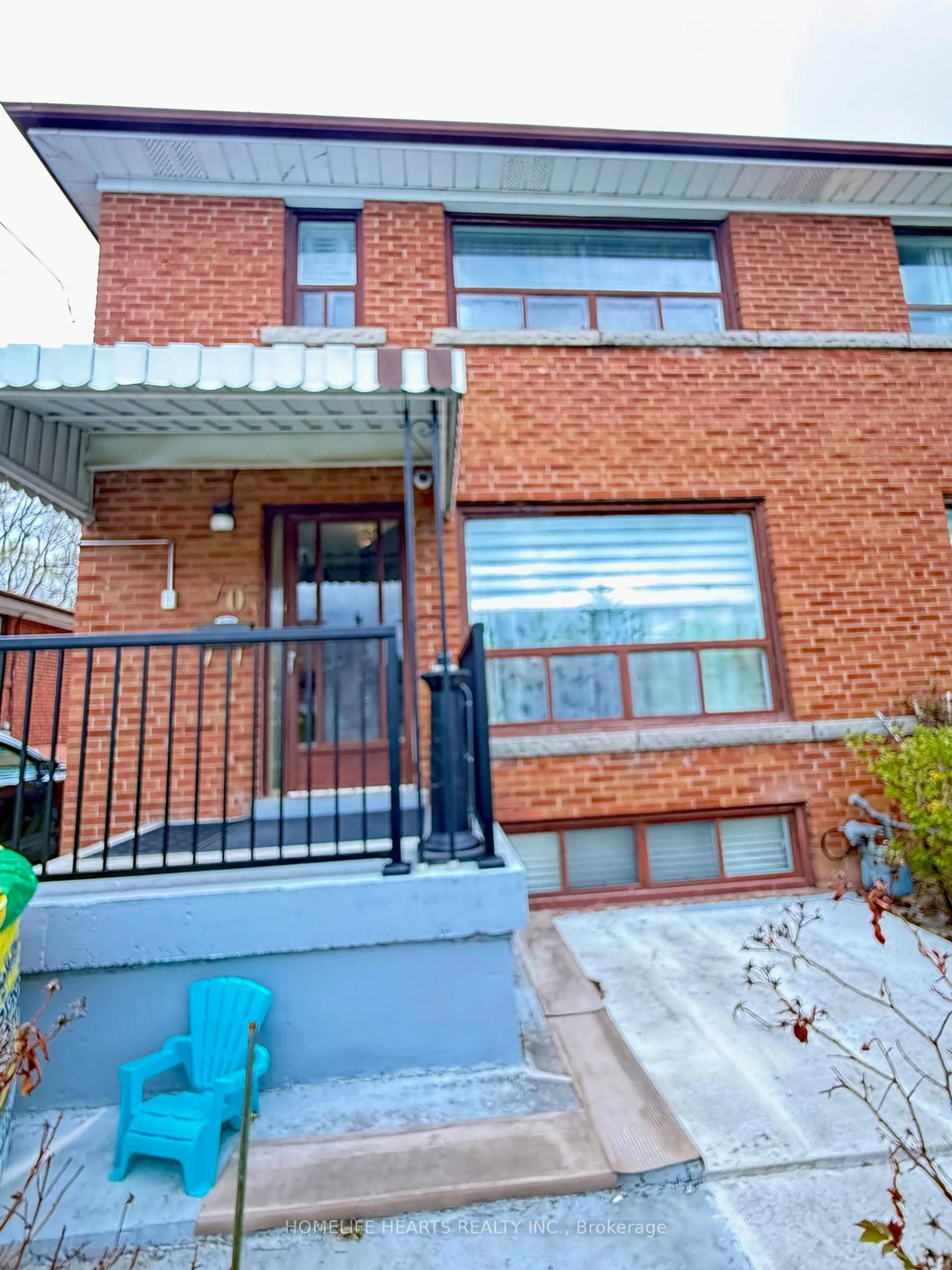 Home with brick exterior material, street for 70 Fernando Rd, Toronto Ontario M9M 2P6