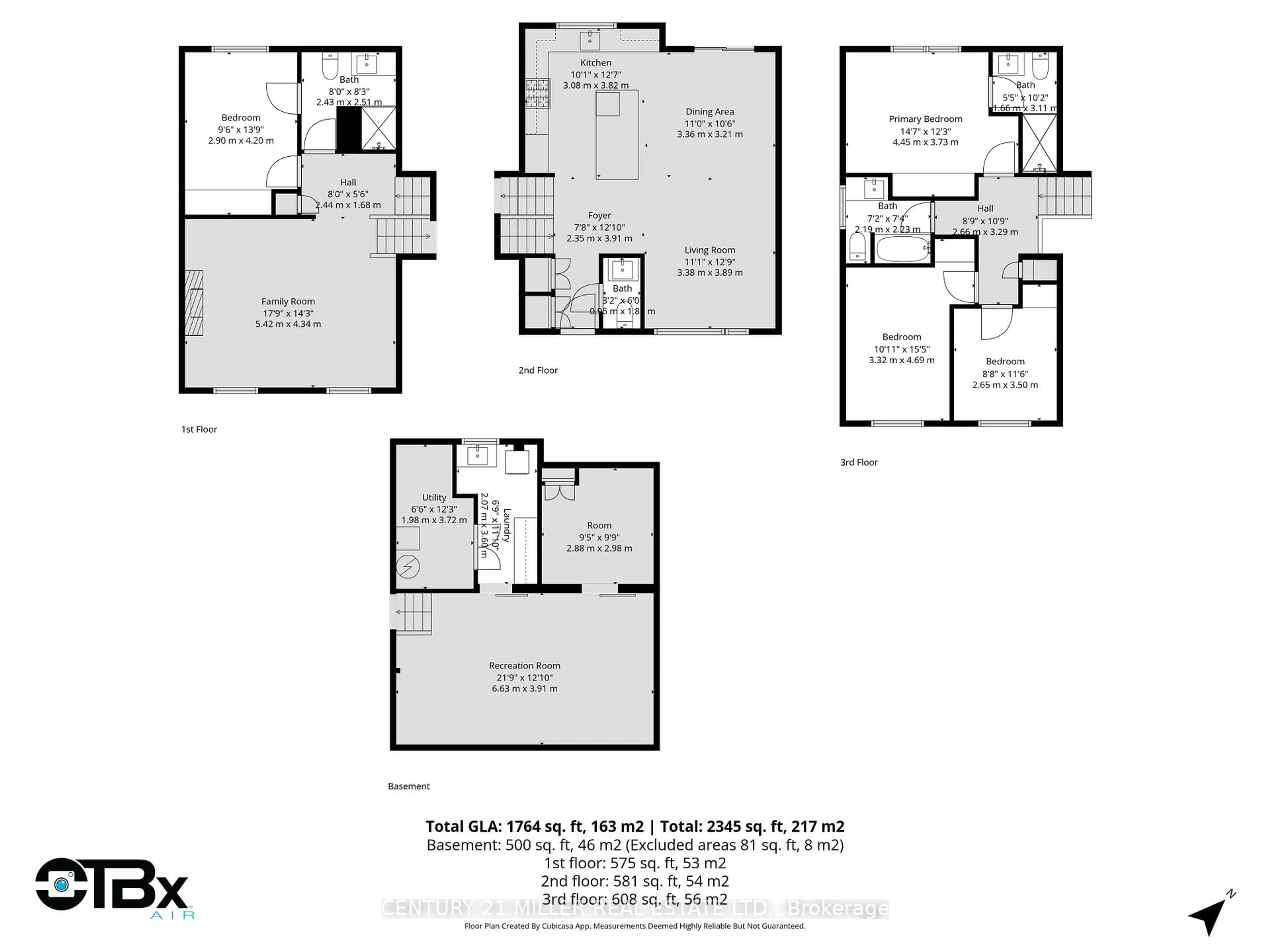Floor plan for 4505 Spruce Ave, Burlington Ontario L7L 1M5