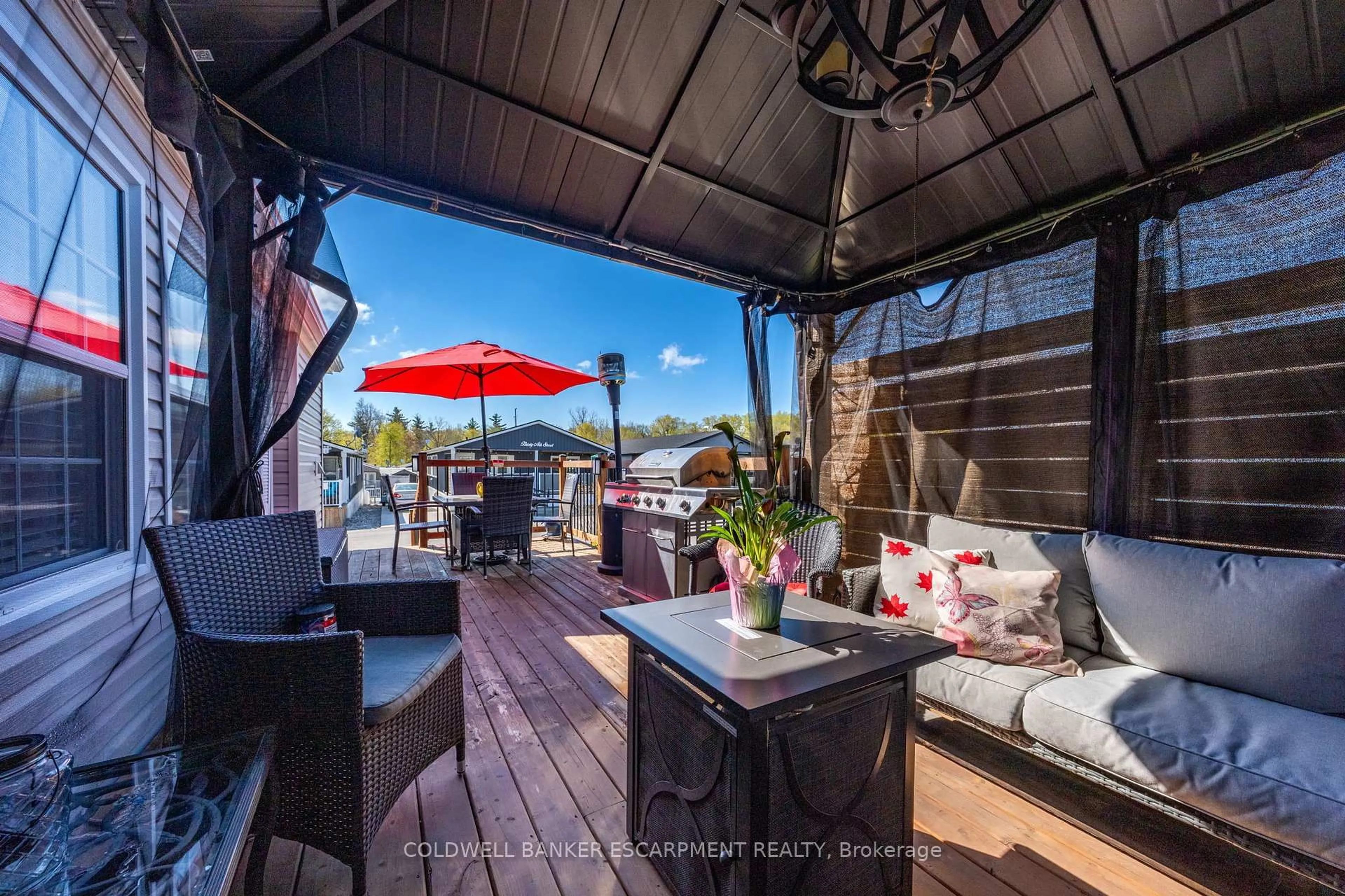 Patio, water/lake/river/ocean view for 4449 Milburough Line #31 Ash, Burlington Ontario L7P 0C5