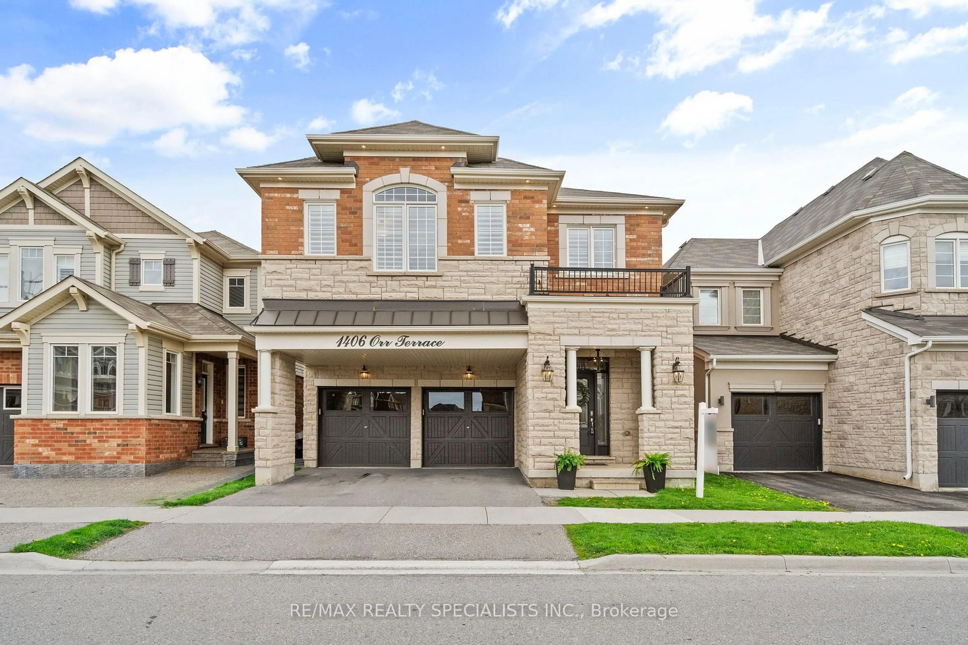 Home with brick exterior material, street for 1406 Orr Terr, Milton Ontario L9T 7K6