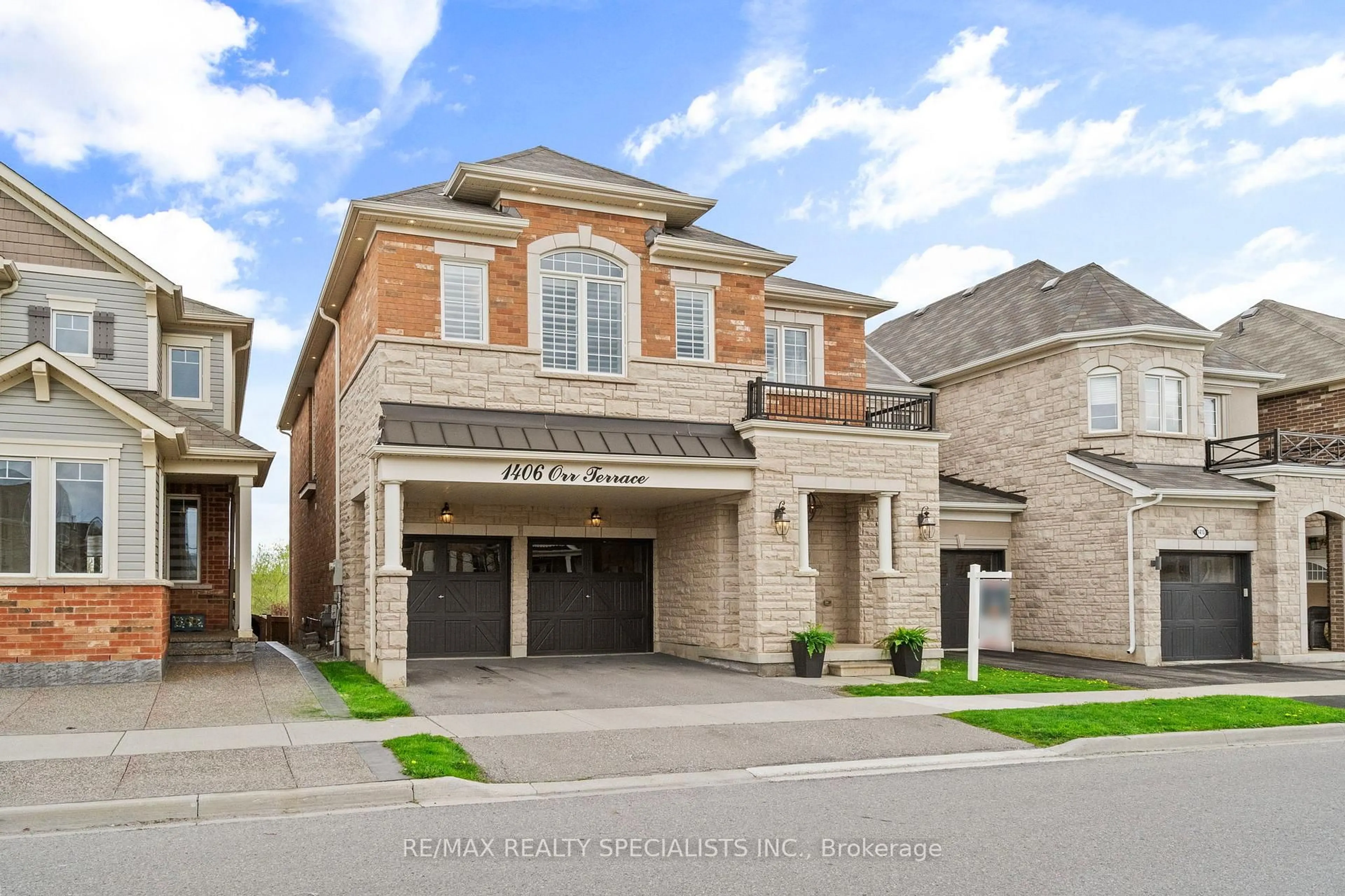 Home with brick exterior material, street for 1406 Orr Terr, Milton Ontario L9T 7K6