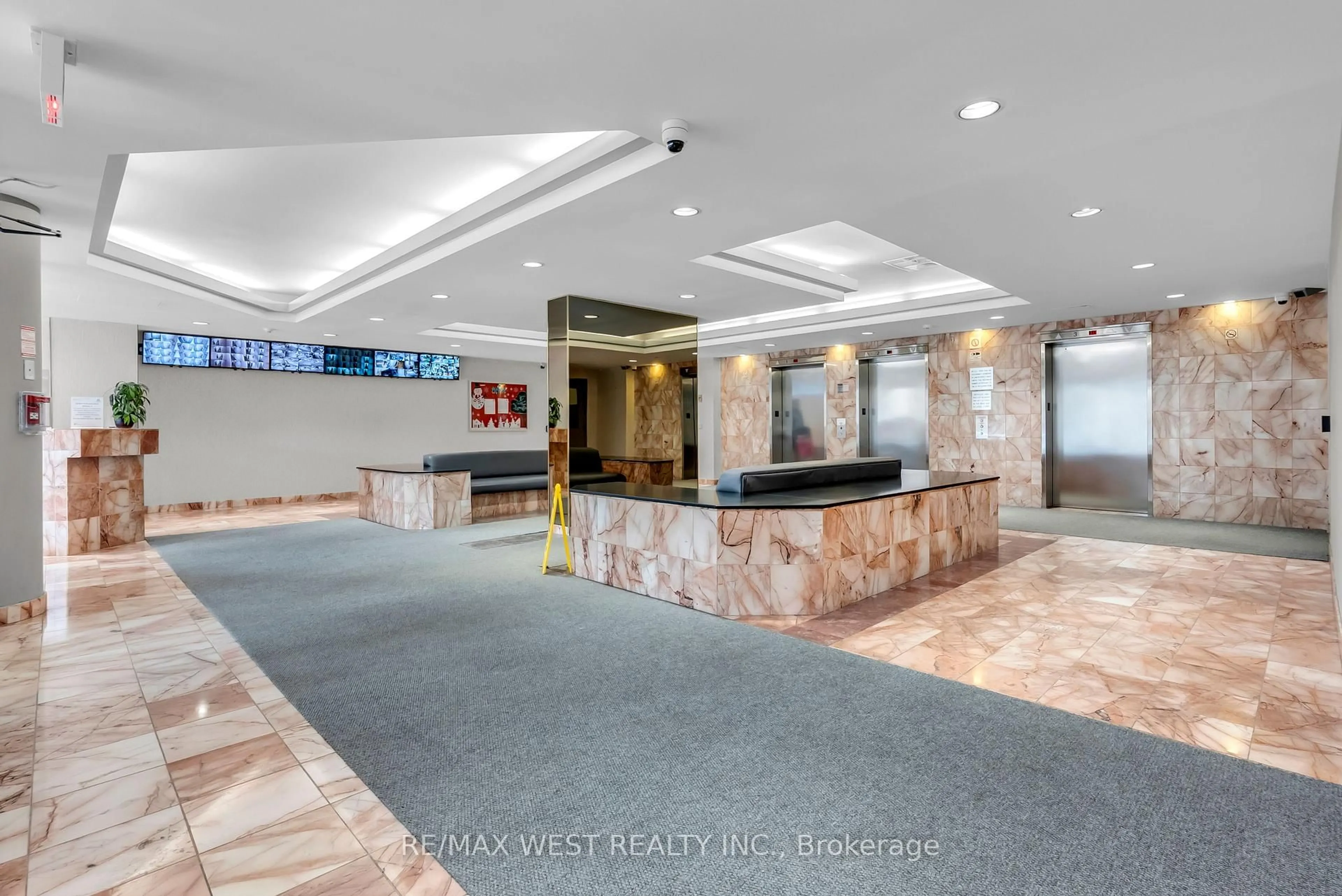 Lobby for 5 Rowntree Rd #1403, Toronto Ontario M9V 5G9