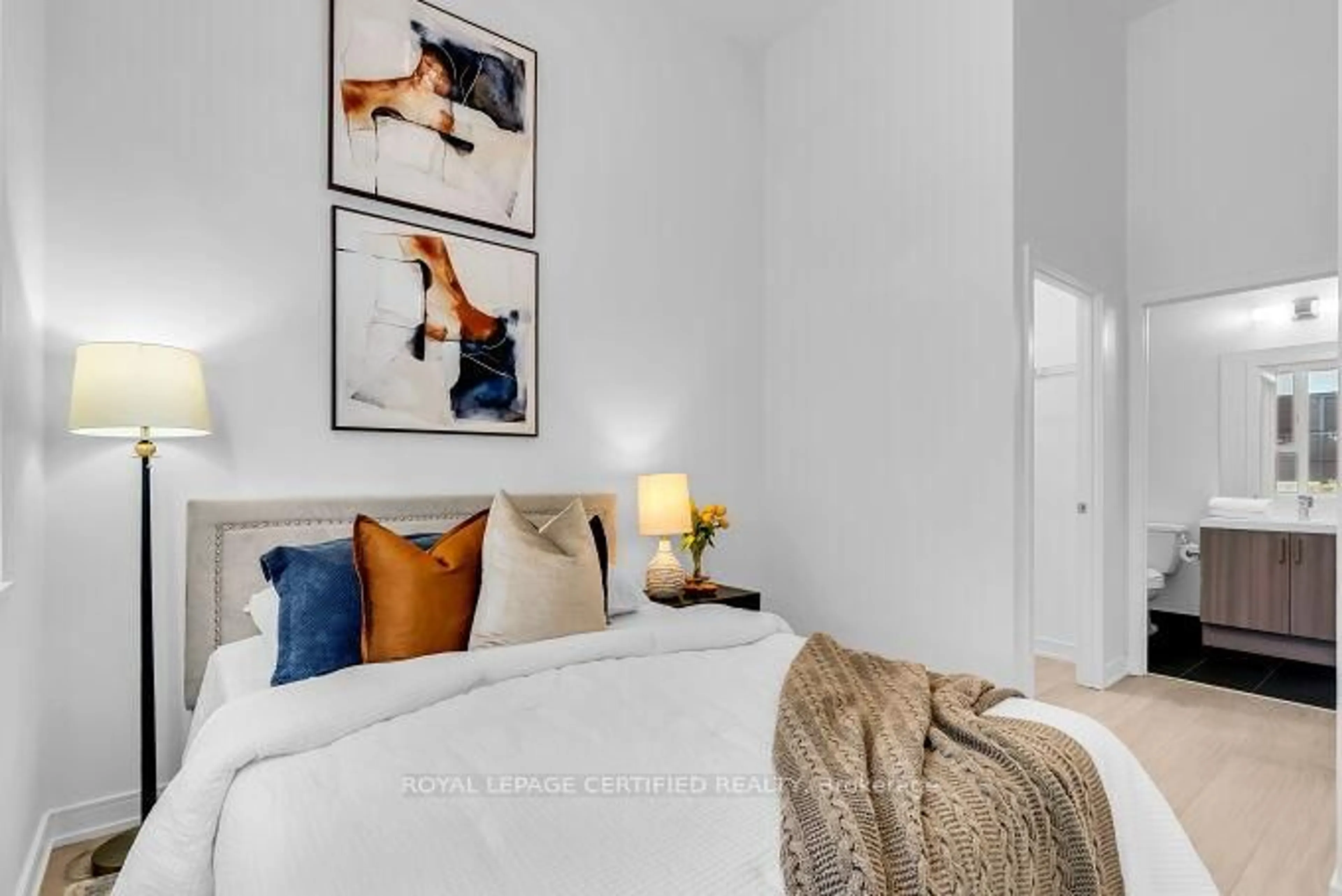 Bedroom with bed, unknown for 8 Nahani Way #113, Mississauga Ontario L4Z 0C6