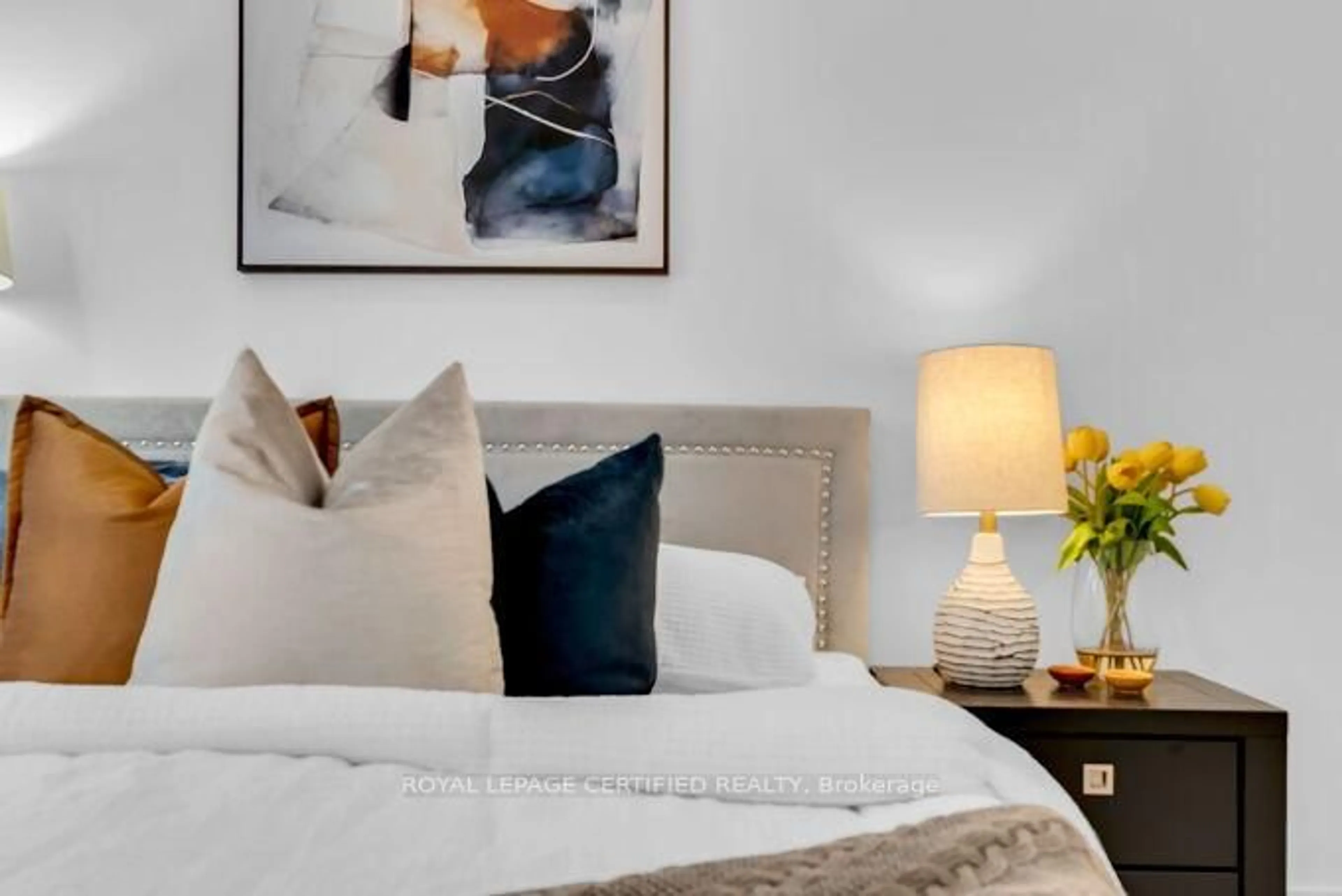 Bedroom with bed, unknown for 8 Nahani Way #113, Mississauga Ontario L4Z 0C6