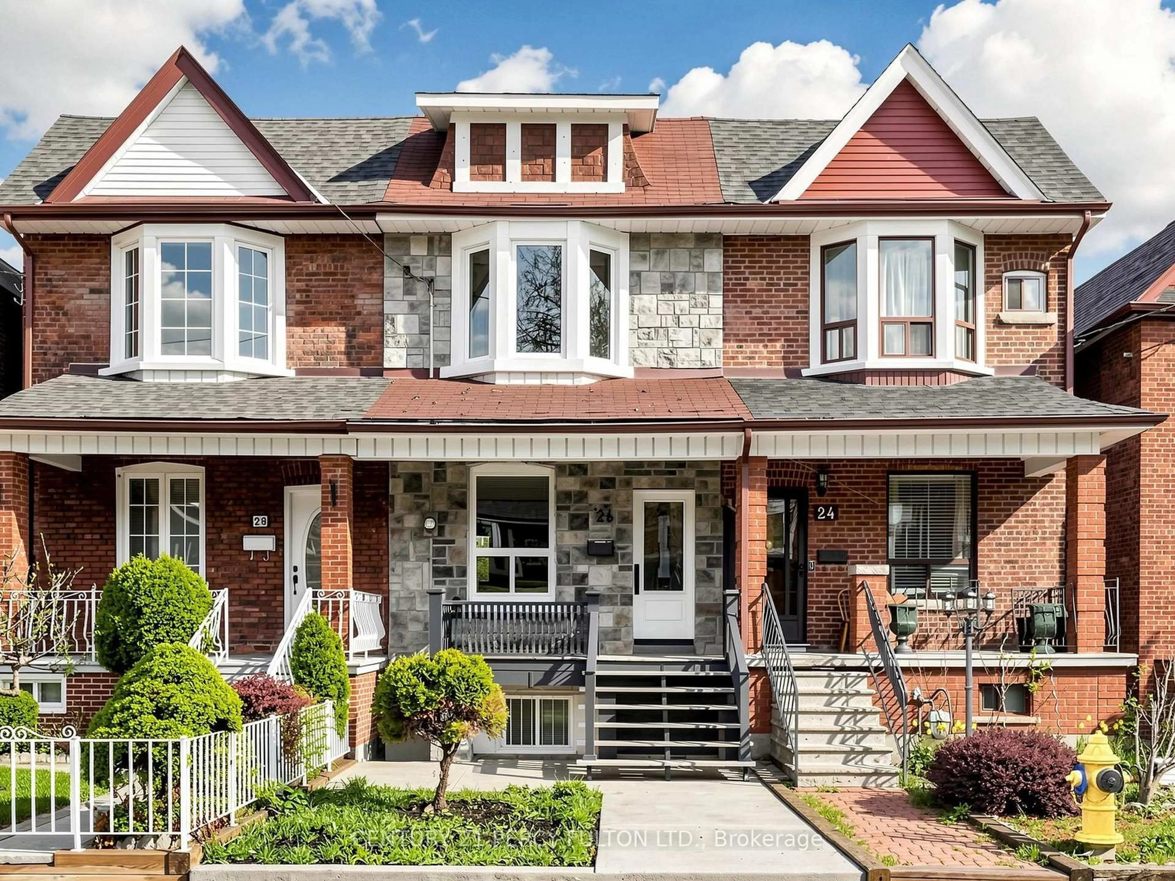 Home with brick exterior material, street for 26 Millicent St, Toronto Ontario M6H 1W4