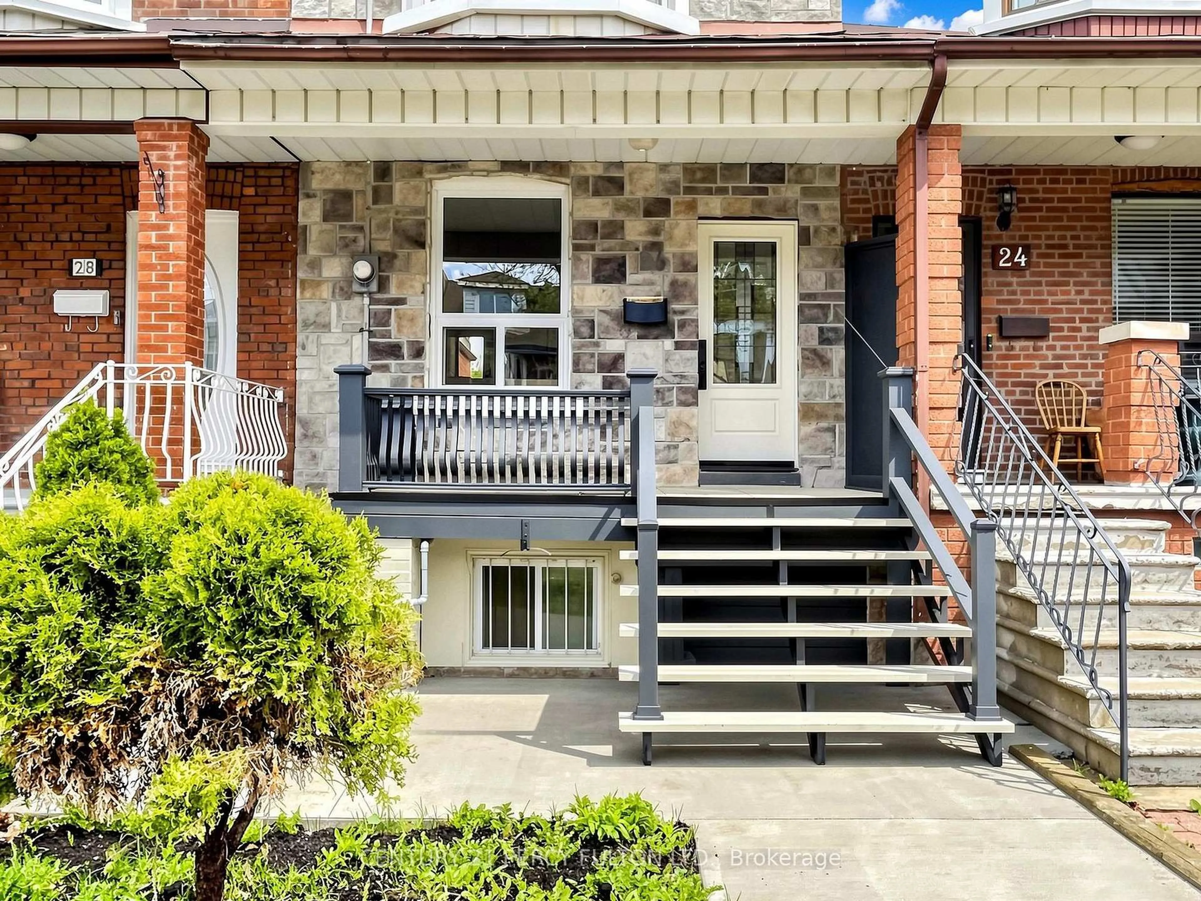 Home with brick exterior material, street for 26 Millicent St, Toronto Ontario M6H 1W4